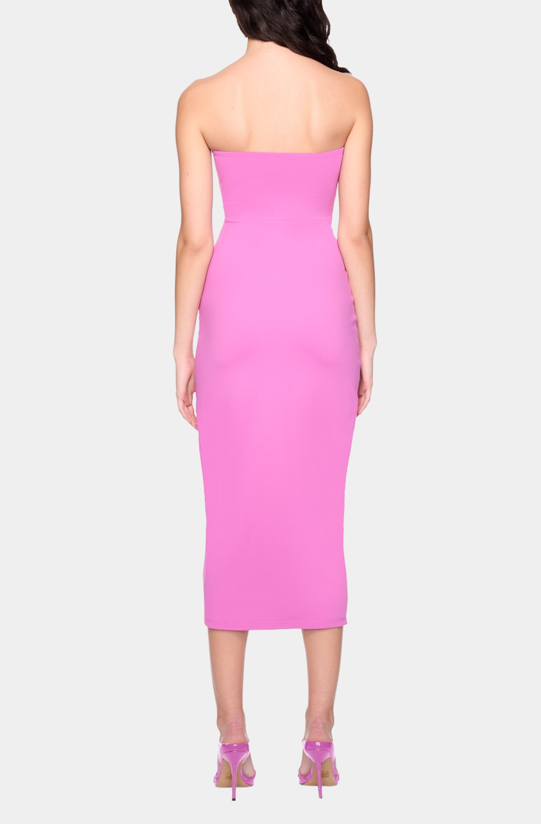 Tube Midi Slit Front Dress