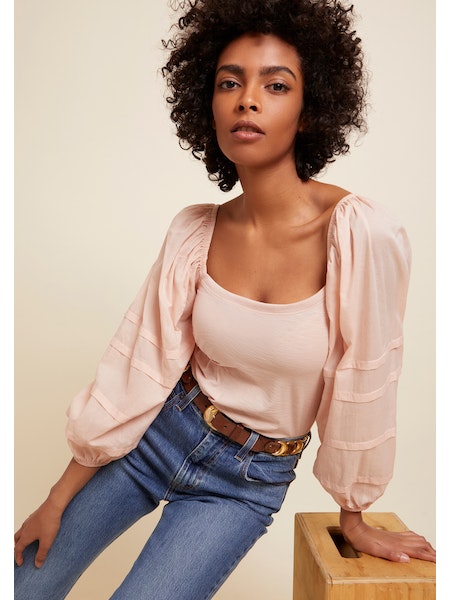 Emmeline Pintucked Top