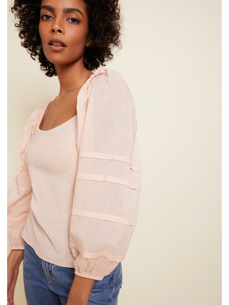 Emmeline Pintucked Top