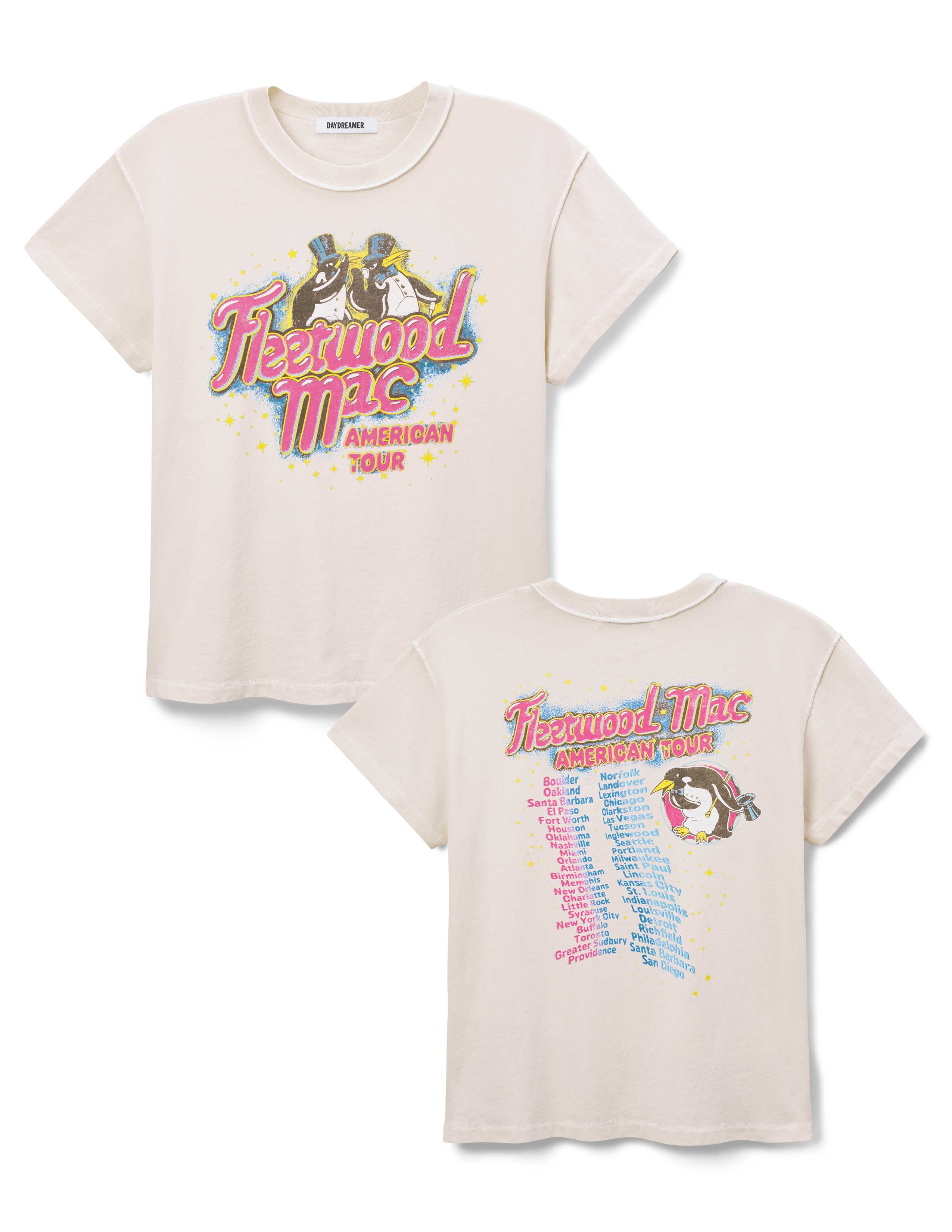 Fleetwood Mac American Tour Reverse Tour Tee