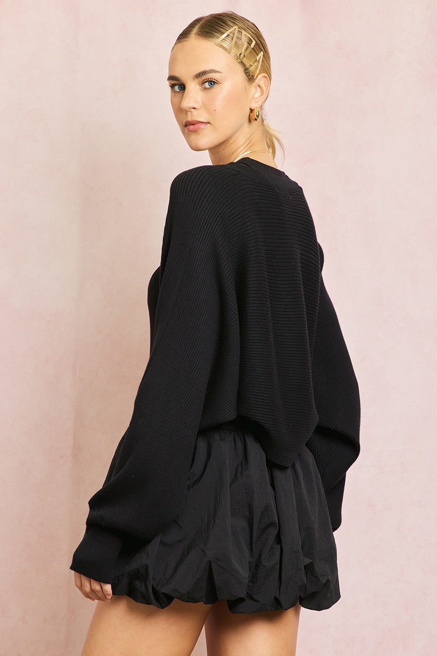 Katerina Ribbed Knit Bolero