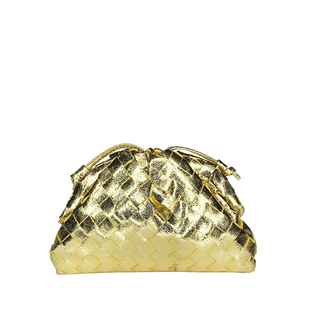 Woven Cloud Clutch