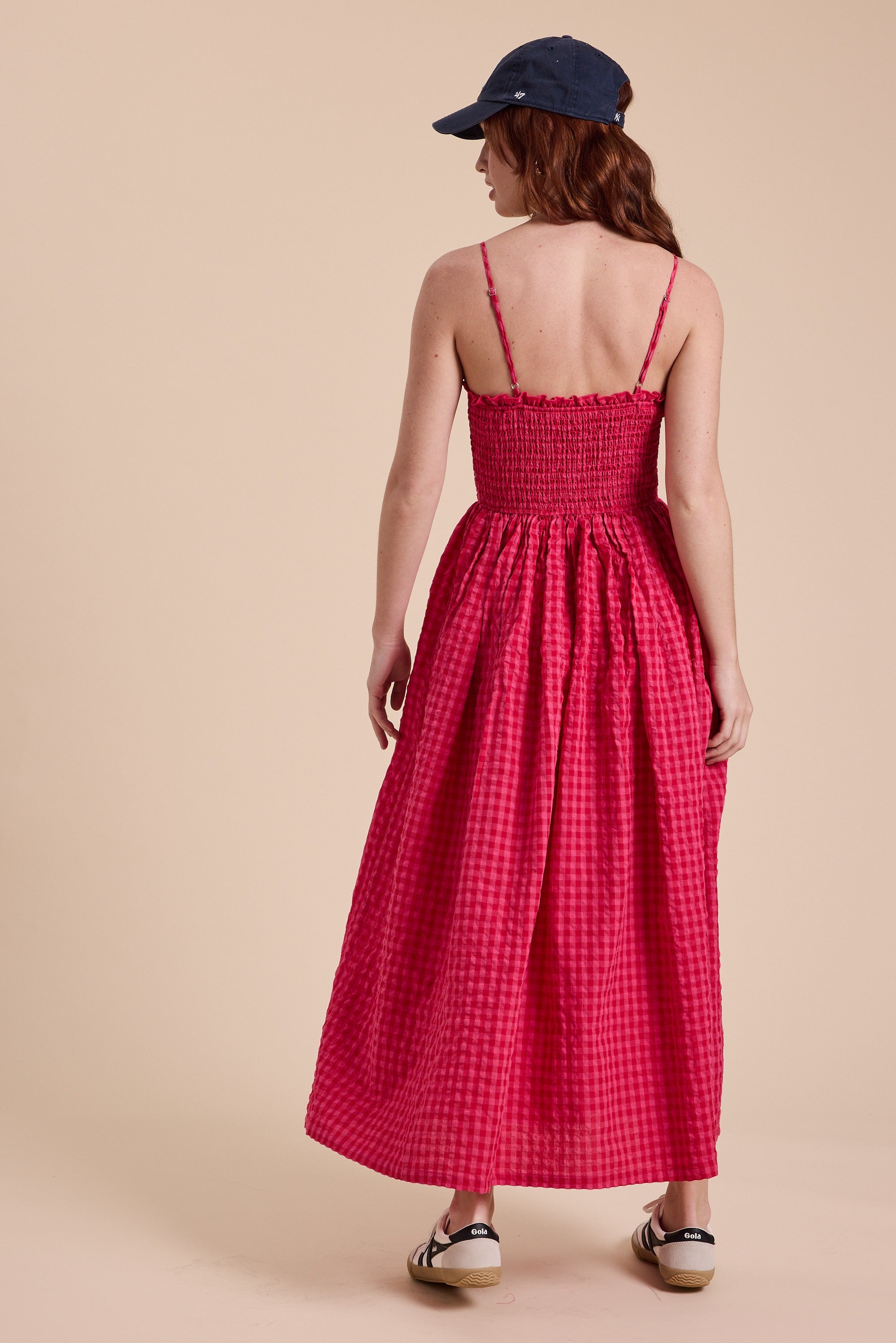 Gingham Print Dress