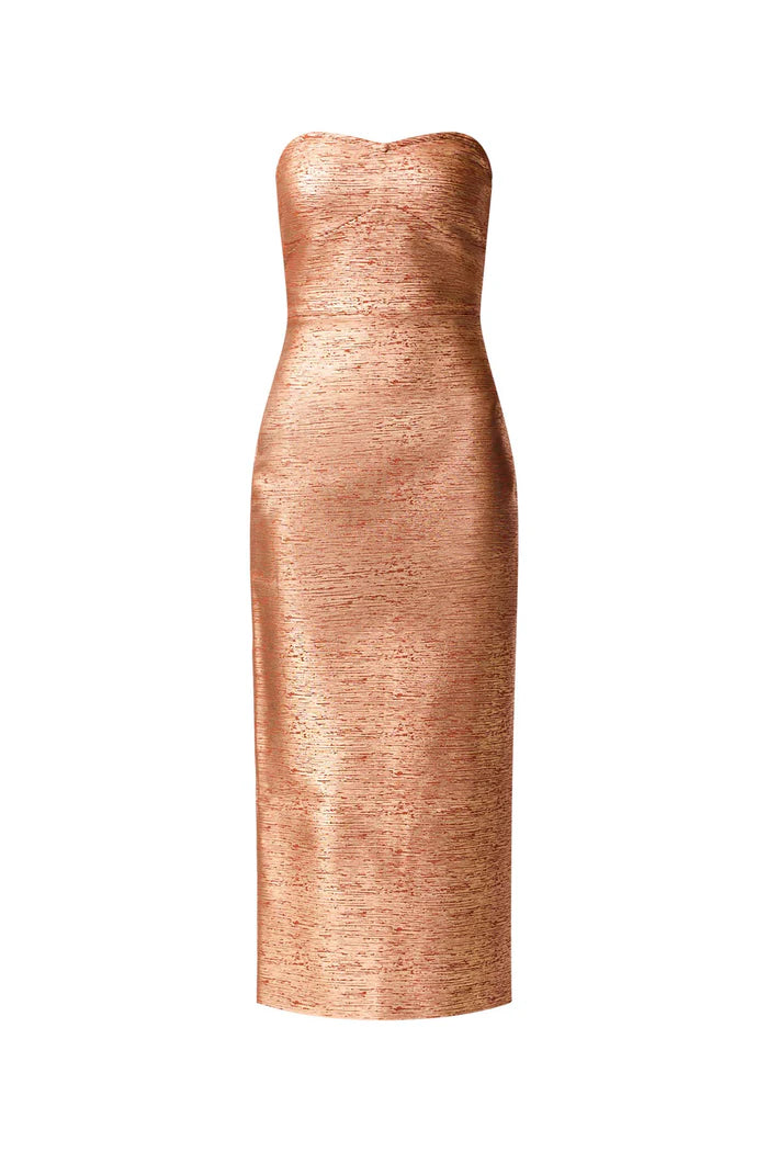 Rhian Strapless Midi Dress