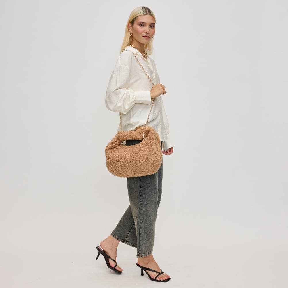 Charlene Sherpa Shearling Shoulder Bag