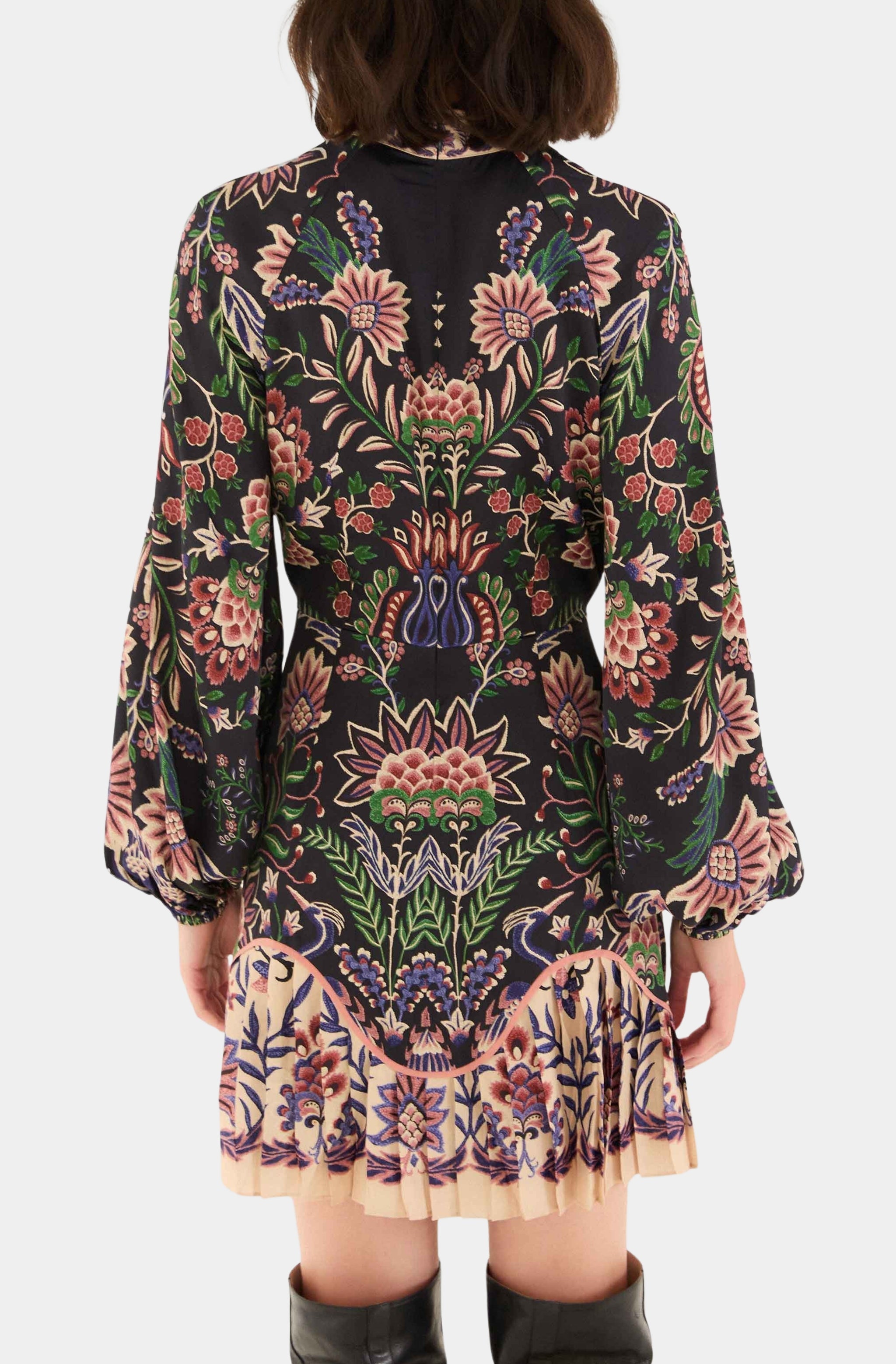 Marvelous Garden Black Mini Dress
