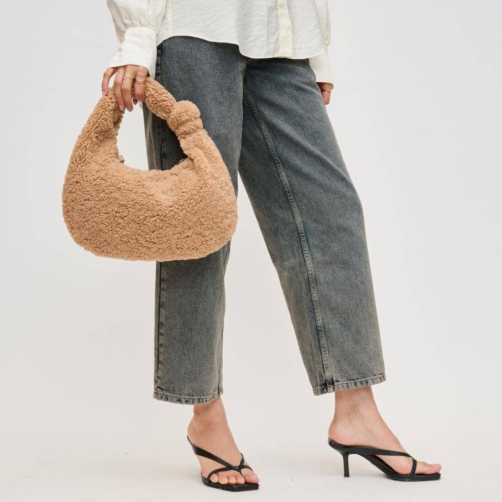 Charlene Sherpa Shearling Shoulder Bag