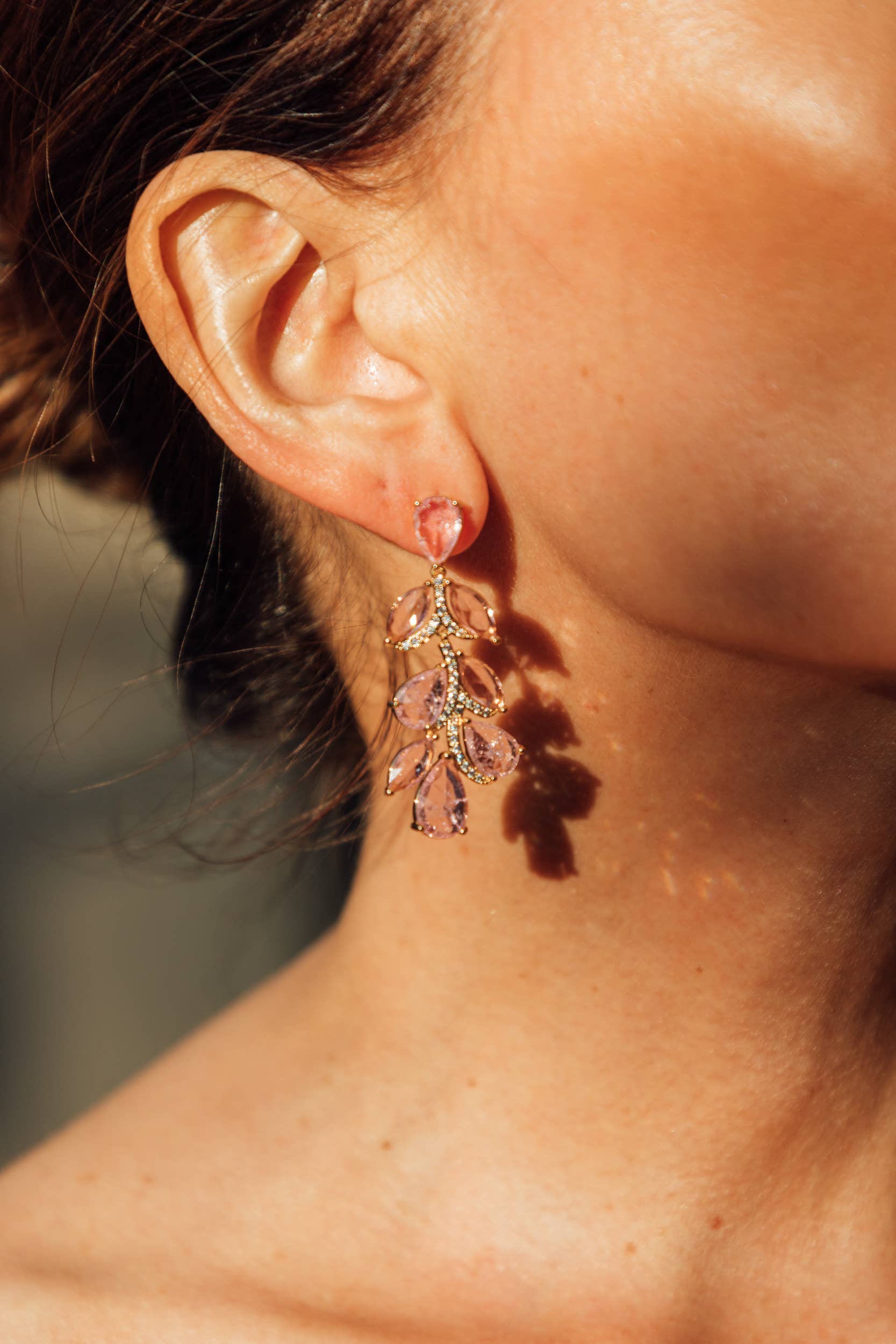 Julie Drop Statement Earrings