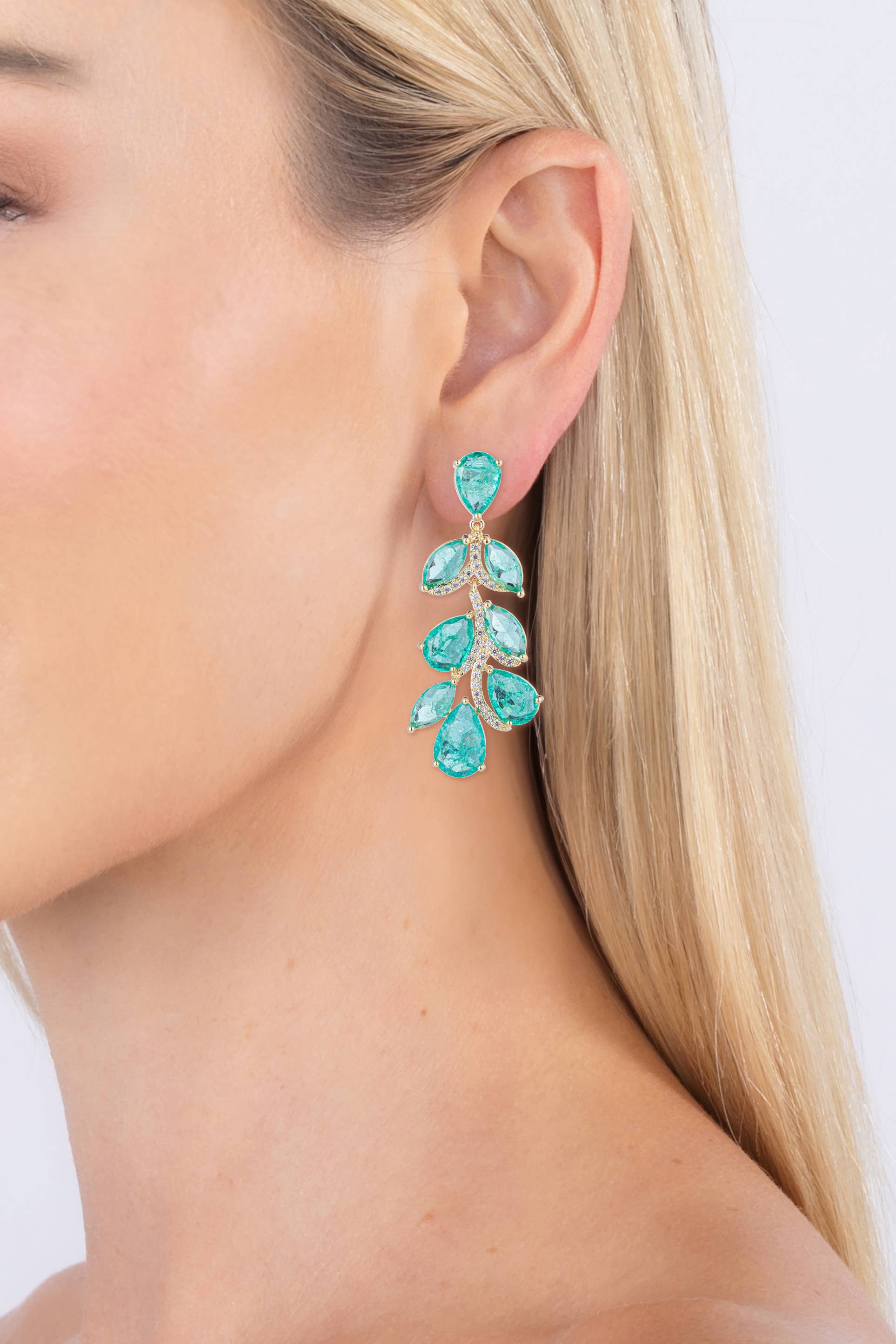 Julie Drop Statement Earrings
