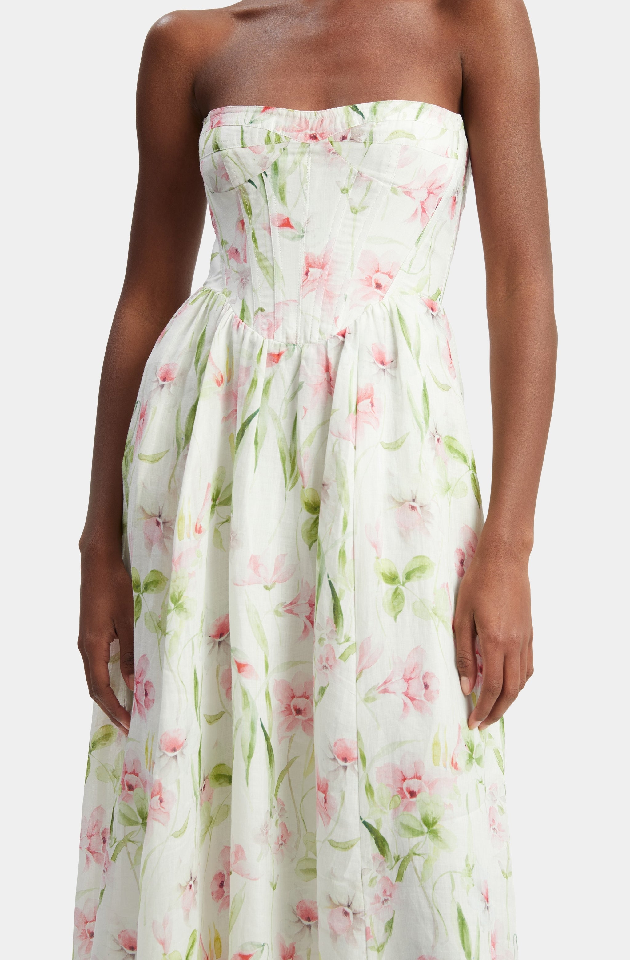 Lola Corset Midi Dress