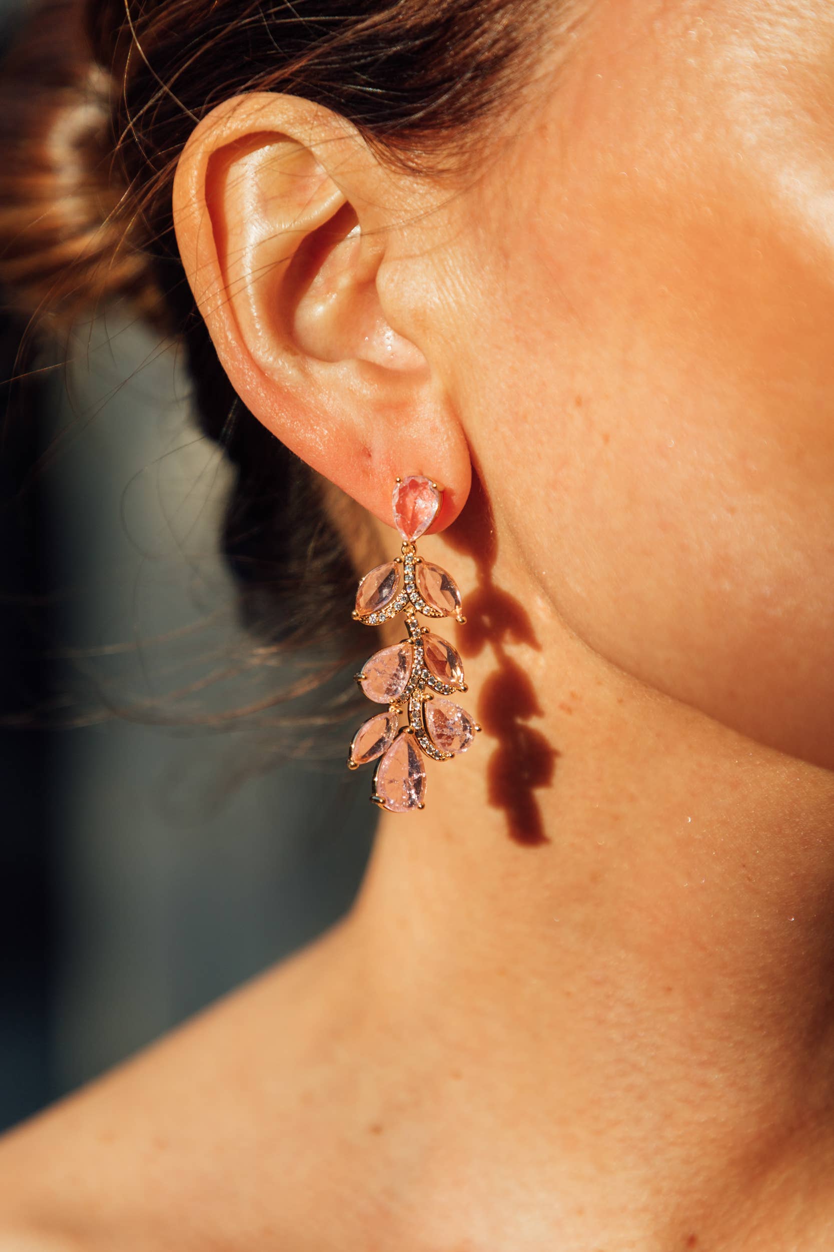 Julie Drop Statement Earrings