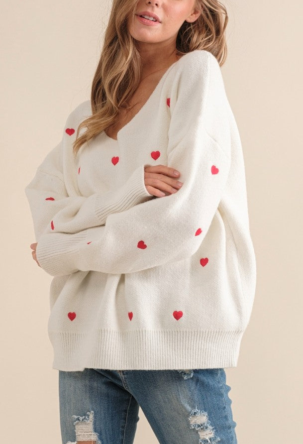 Cupid Heart Sweater