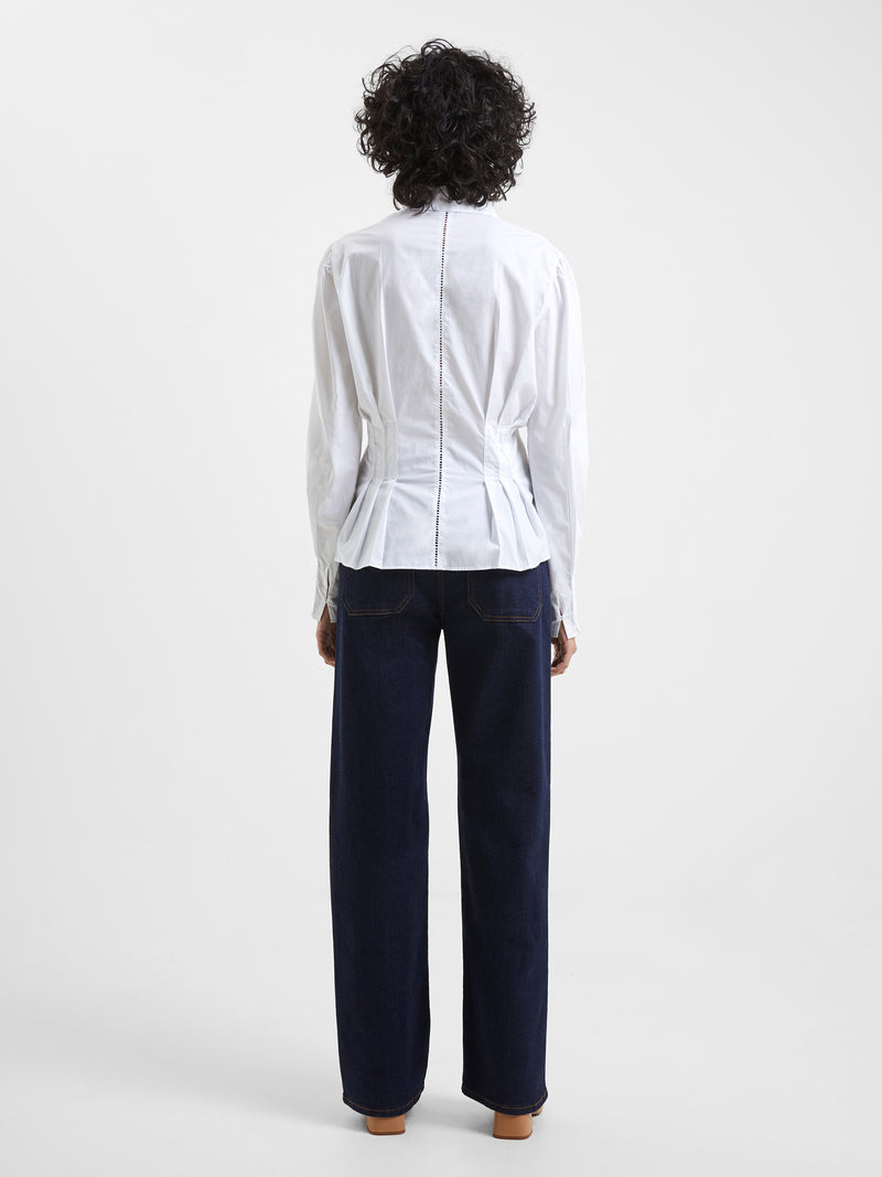 Rhodes Poplin Cinched Waist Shirt