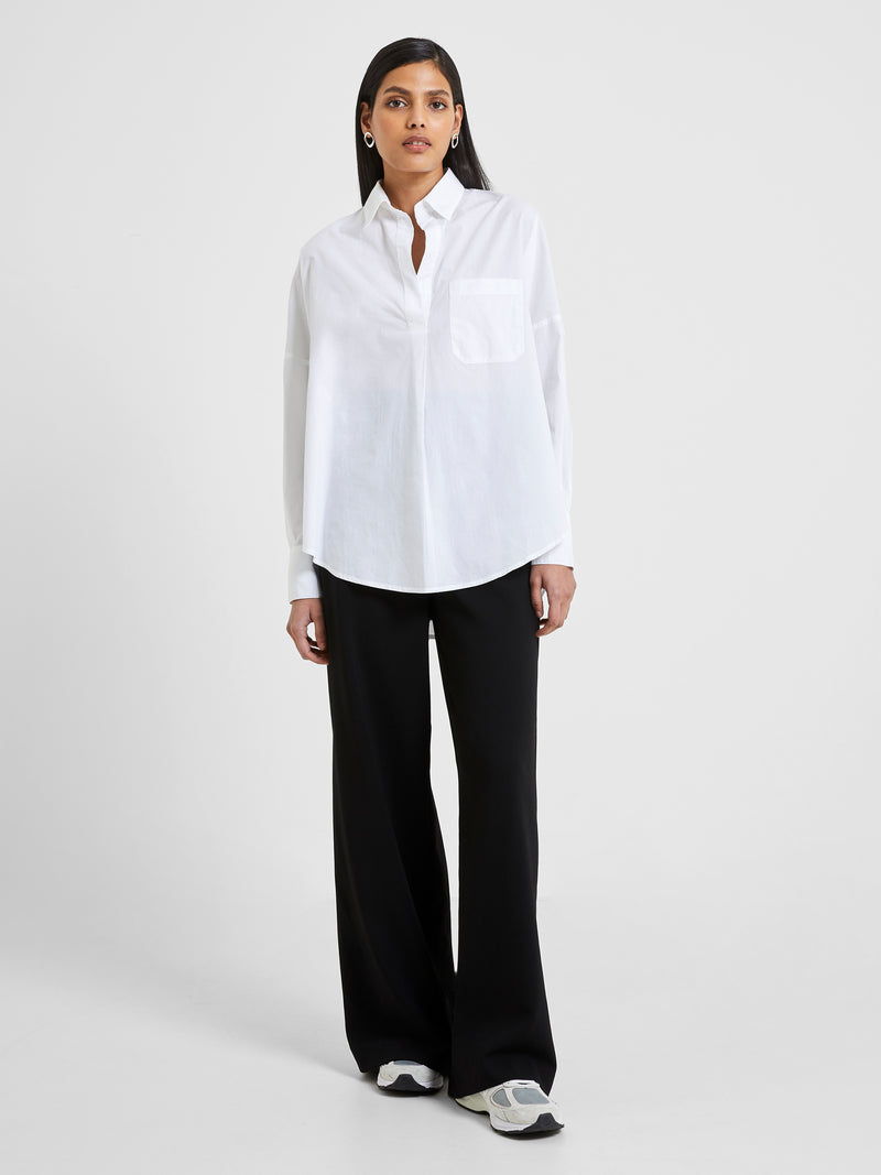 Rhodes Poplin Button Back Shirt
