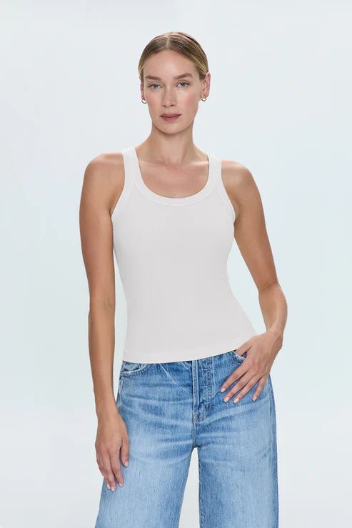 Christy Curved Hem Tank