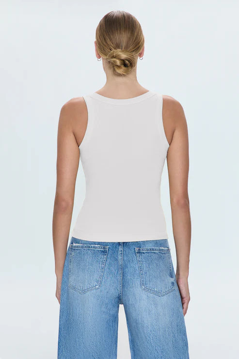Christy Curved Hem Tank