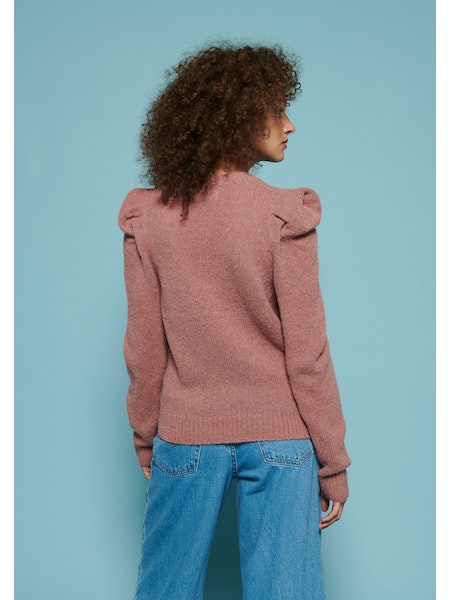 Lara Puff Shoulder V Neck