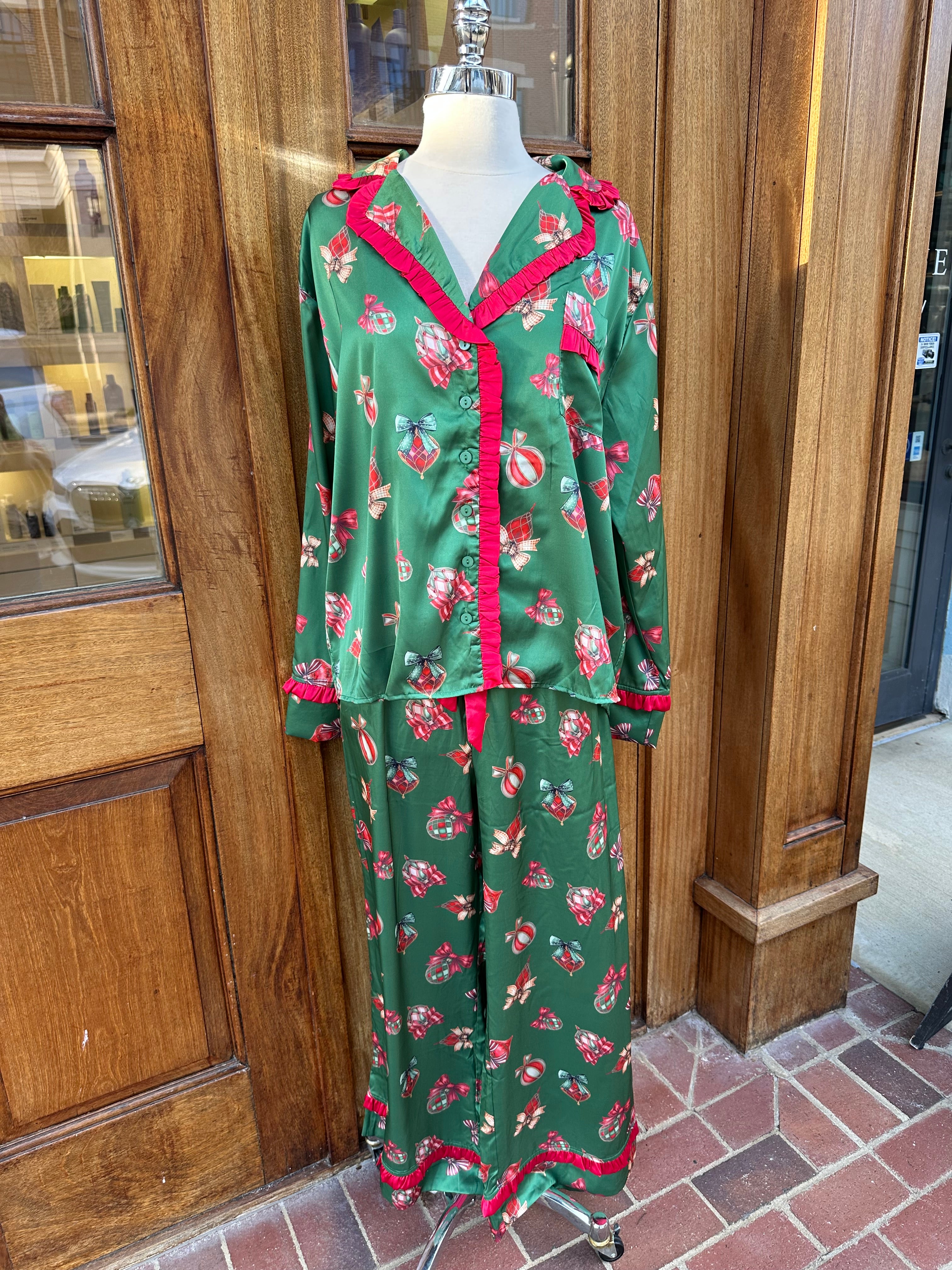 Ornaments Pajama Set