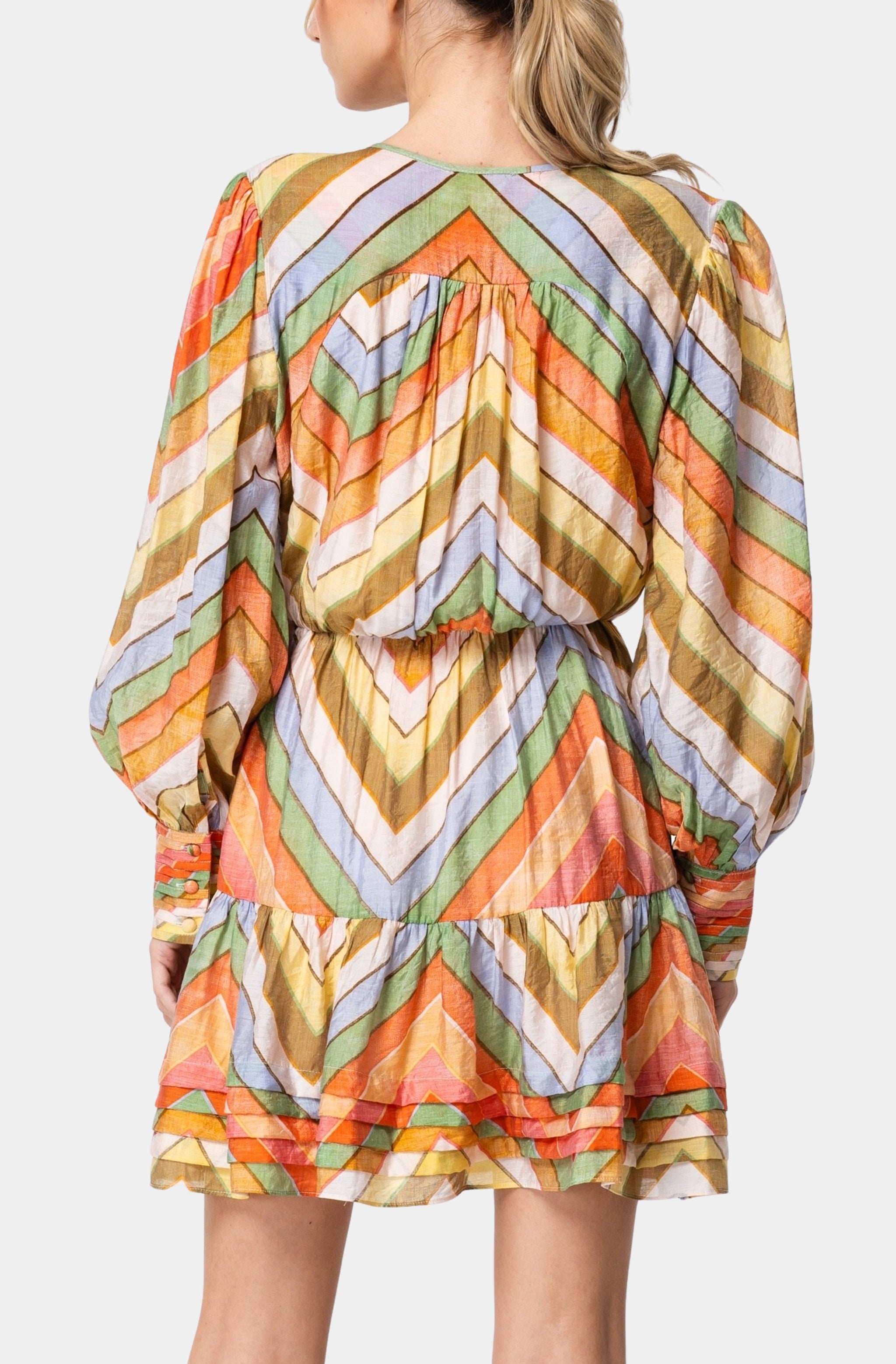 Emerie Striped Mini Dress