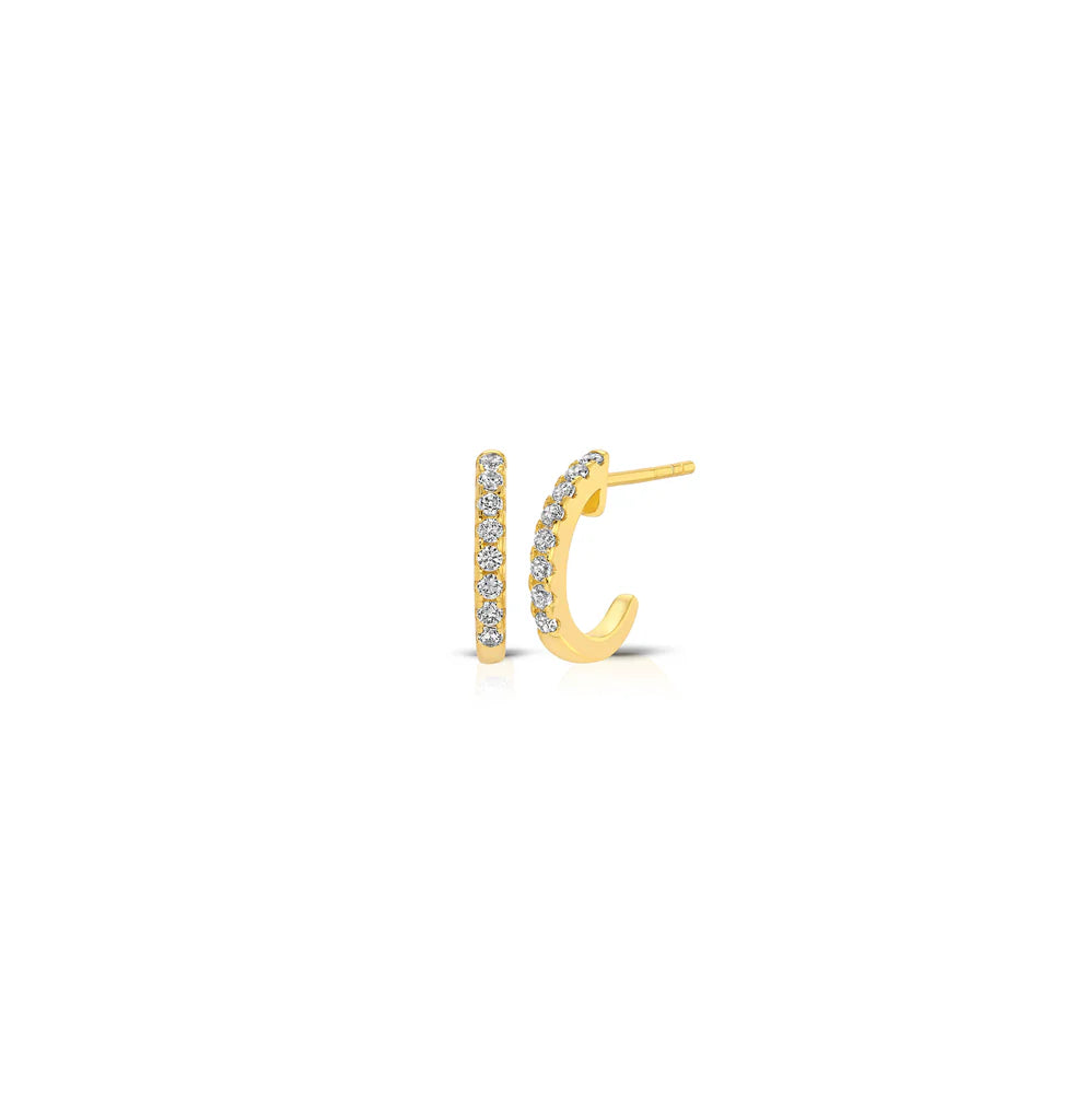 Charly CZ Crescent Hoop