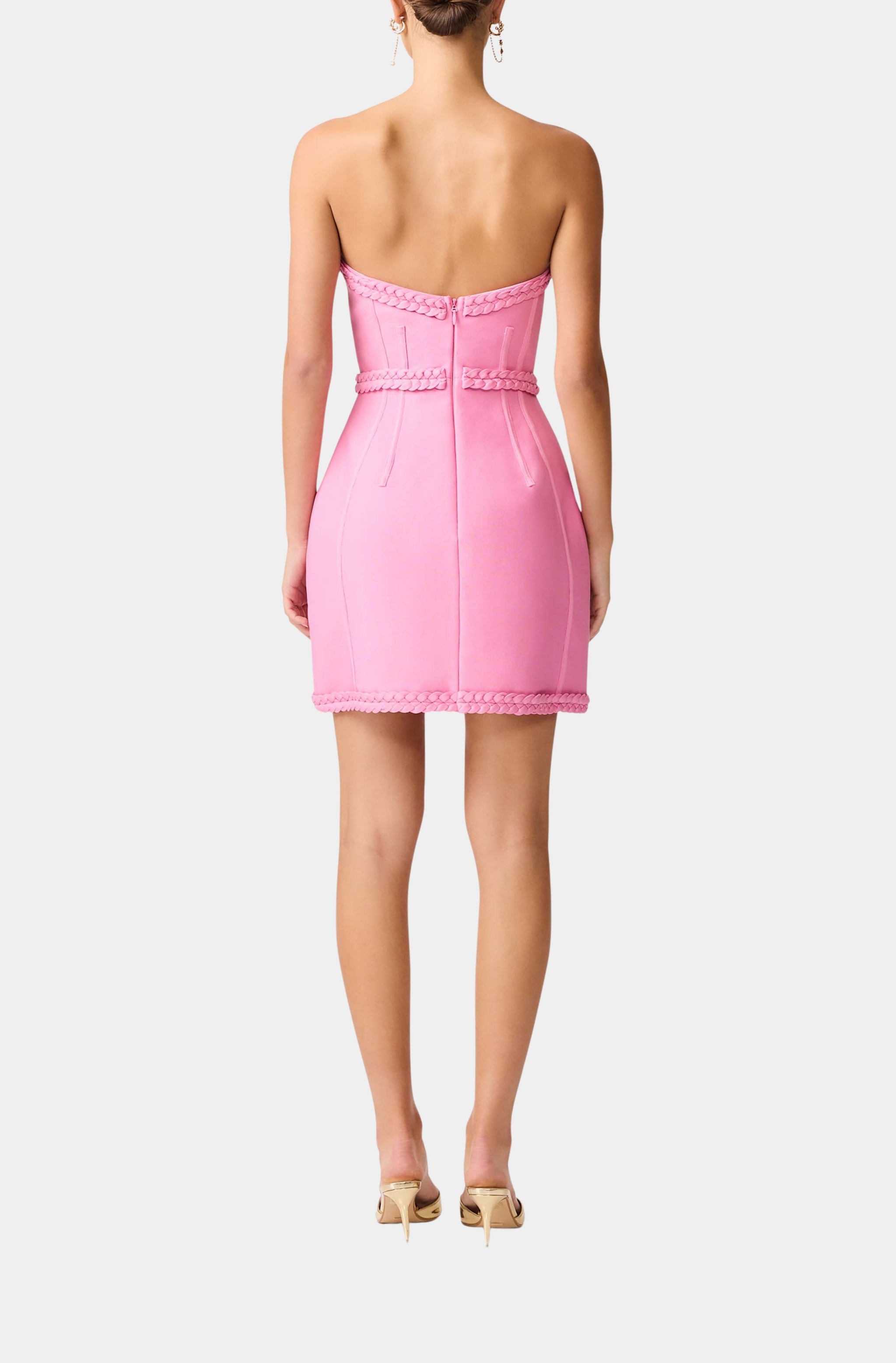 Coralene Strapless Mini Dress