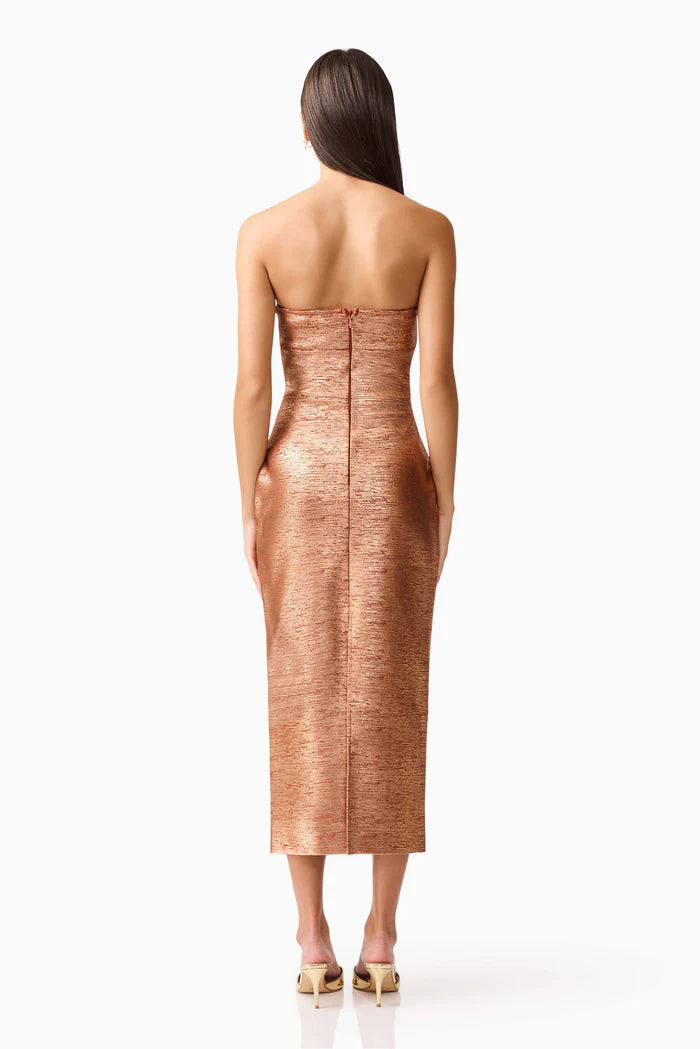 Rhian Strapless Midi Dress