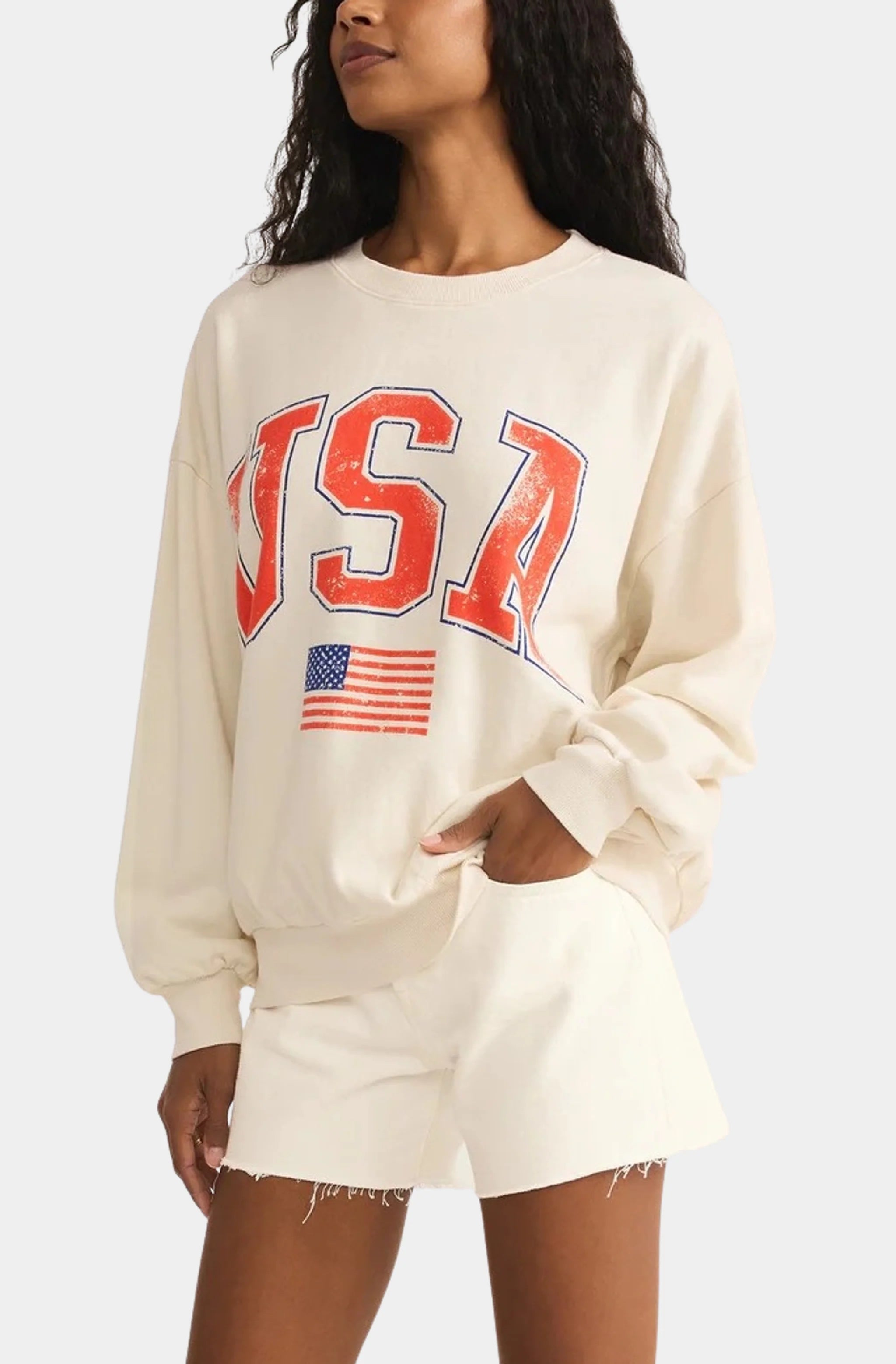 Flag Sunday Sweatshirt