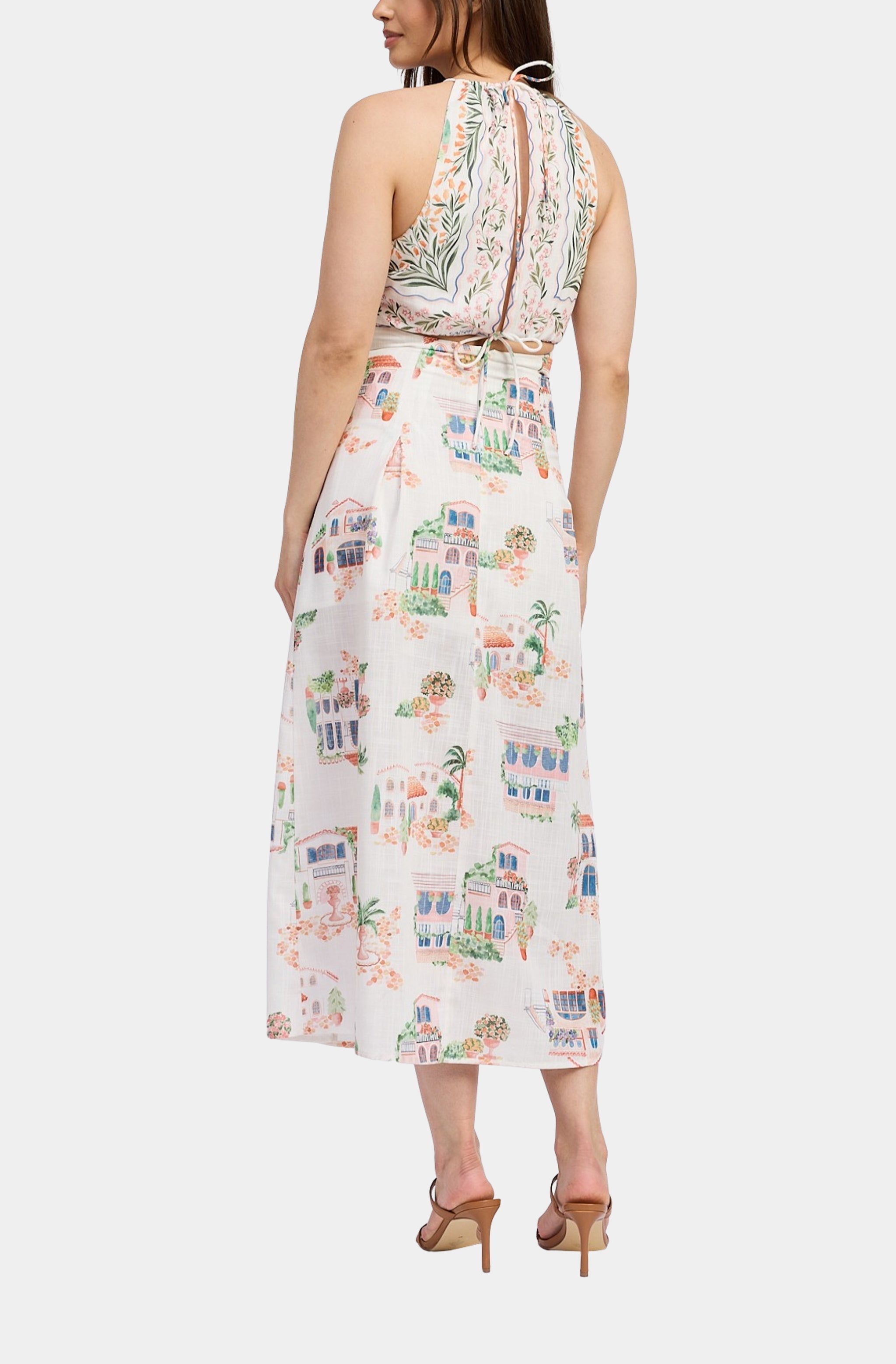 Alaia Linen Maxi Dress