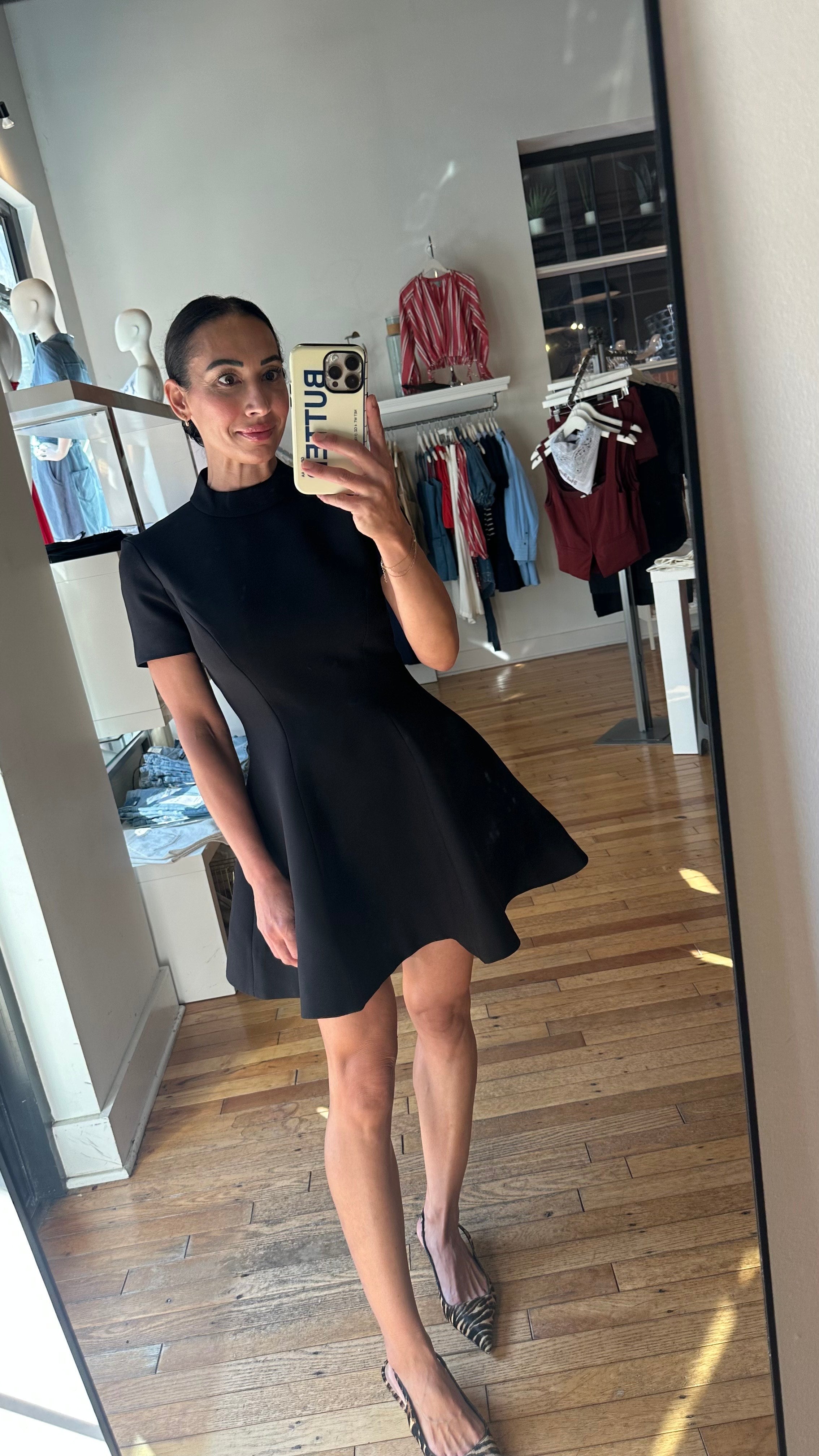 Zephyra Collar Mini Dress