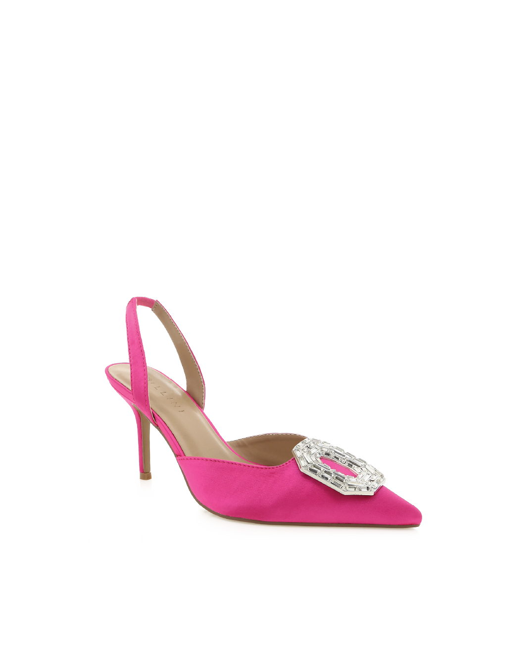 Katie Satin Heel