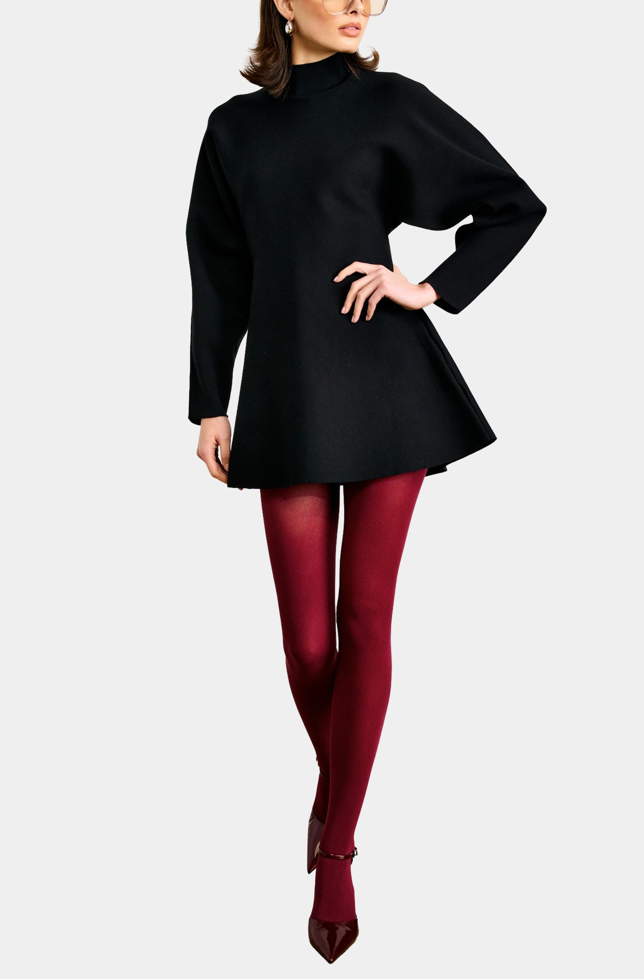 Anzu Peplum Sweater Mini Dress – Hemline Ridgeland