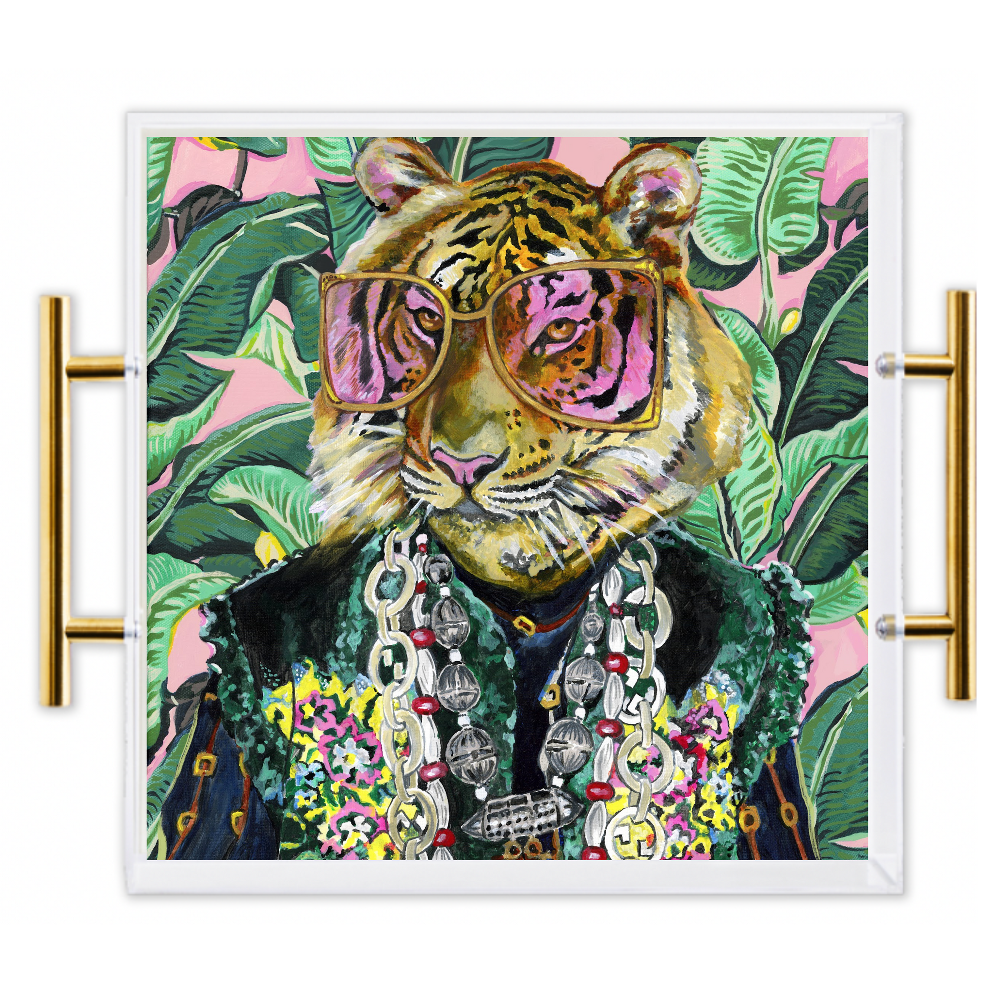 Big Cats Large Tray