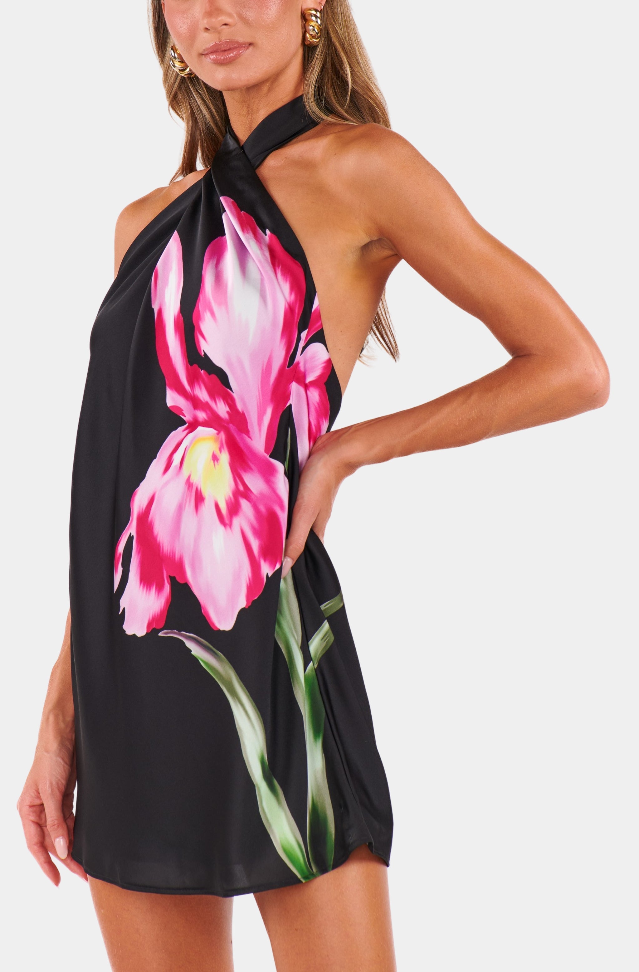 Jasmine Tie Mini Dress