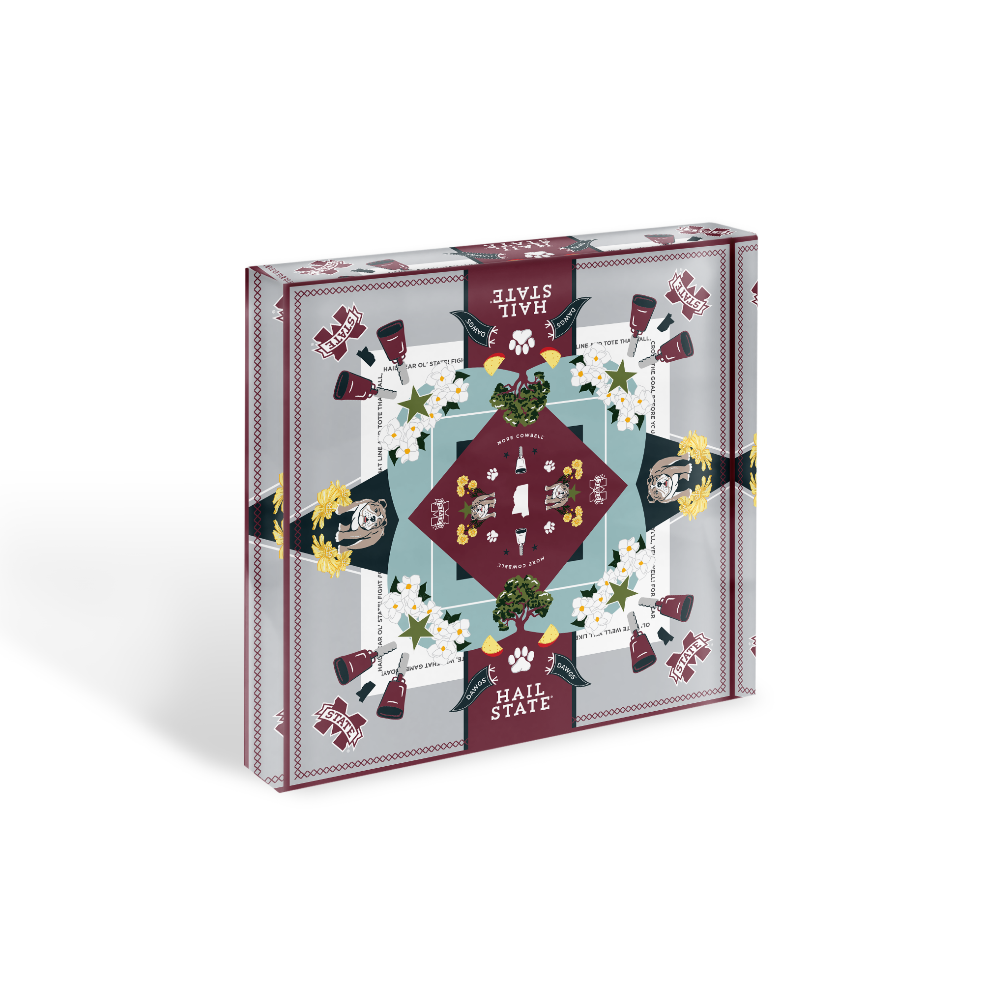 Mississippi State Bulldogs Acrylic Block Art