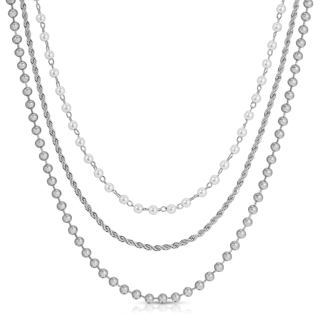 Antonia Triple Strand Necklace
