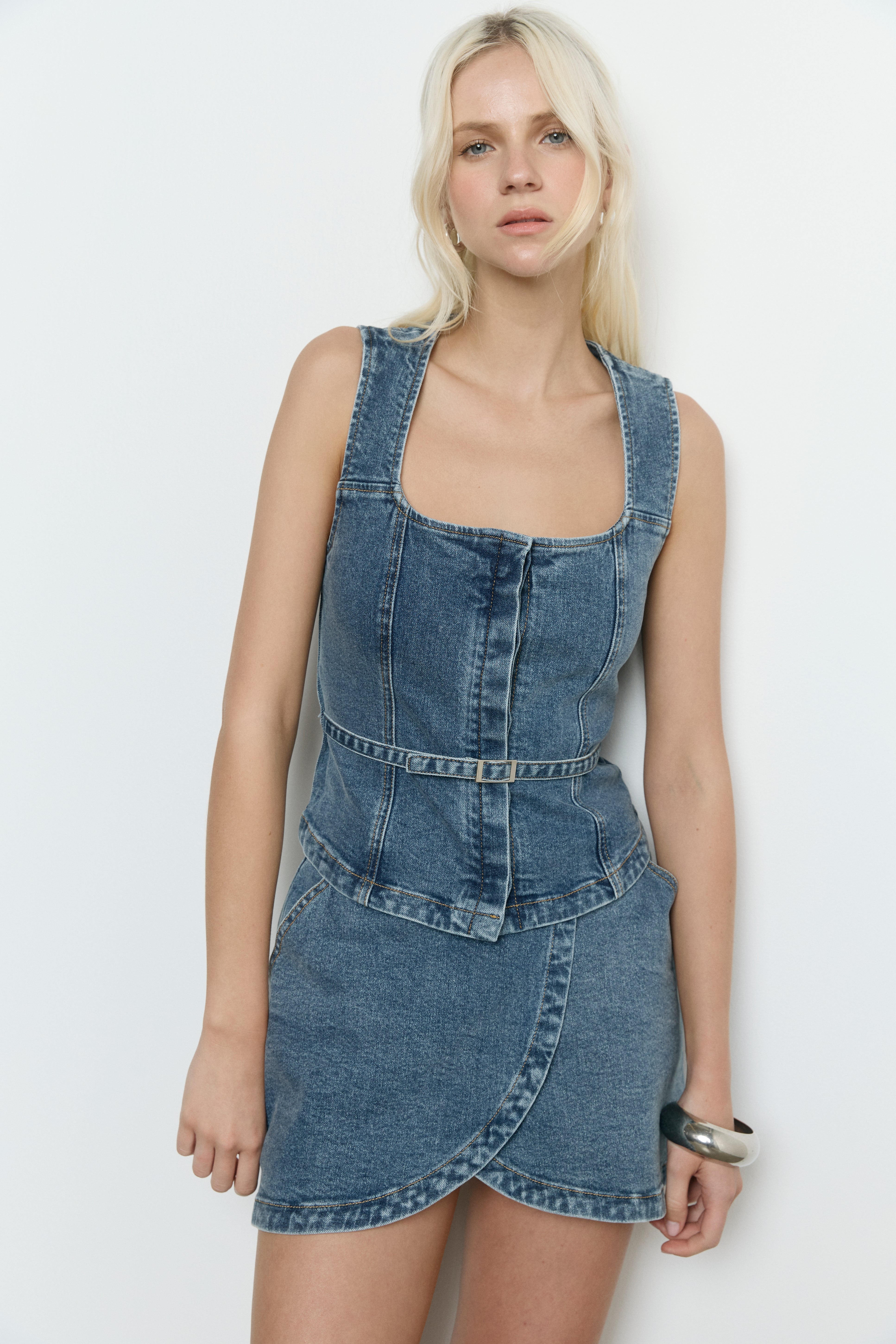 Dawn Denim Bodice