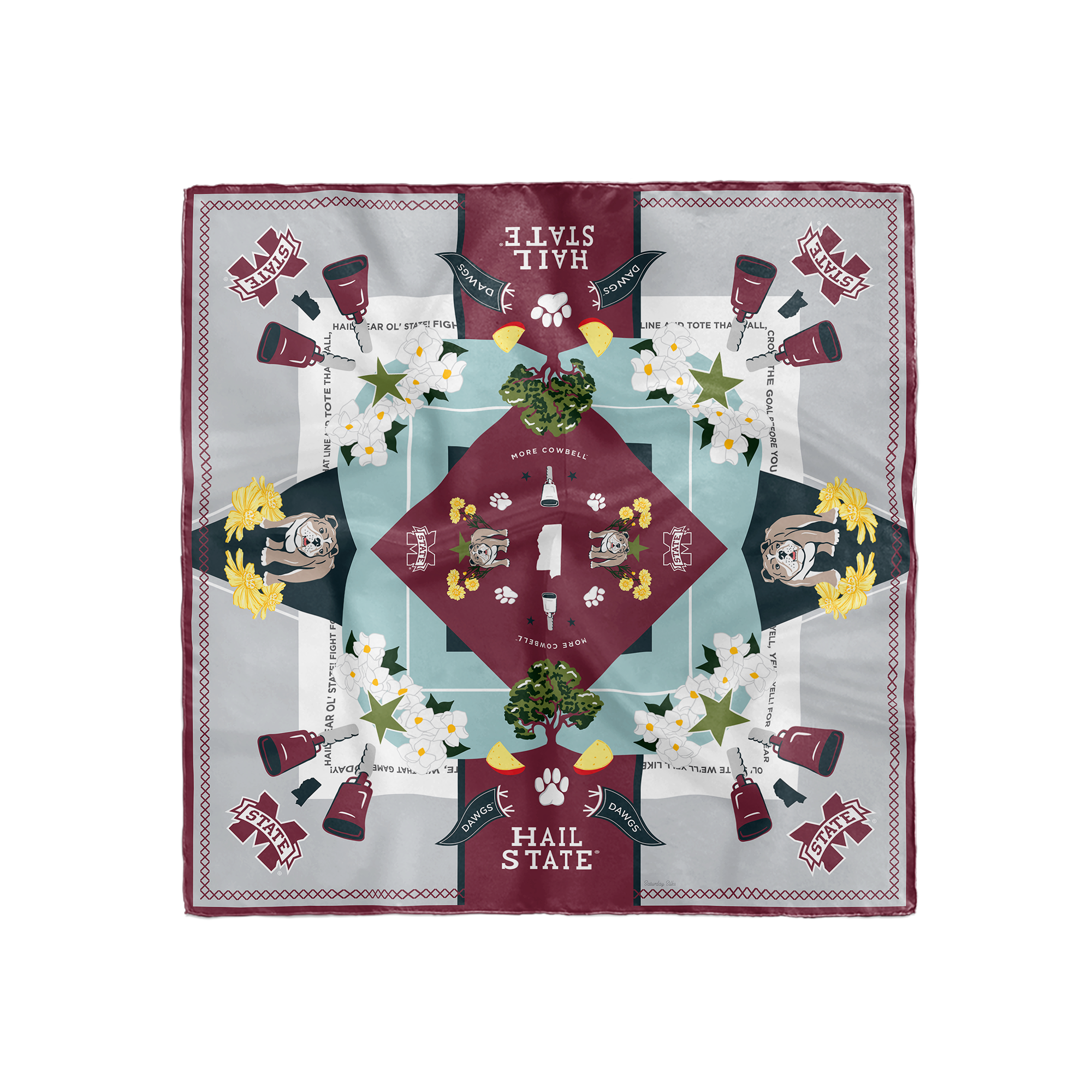 Mississippi State Bulldogs Saturday Scarf