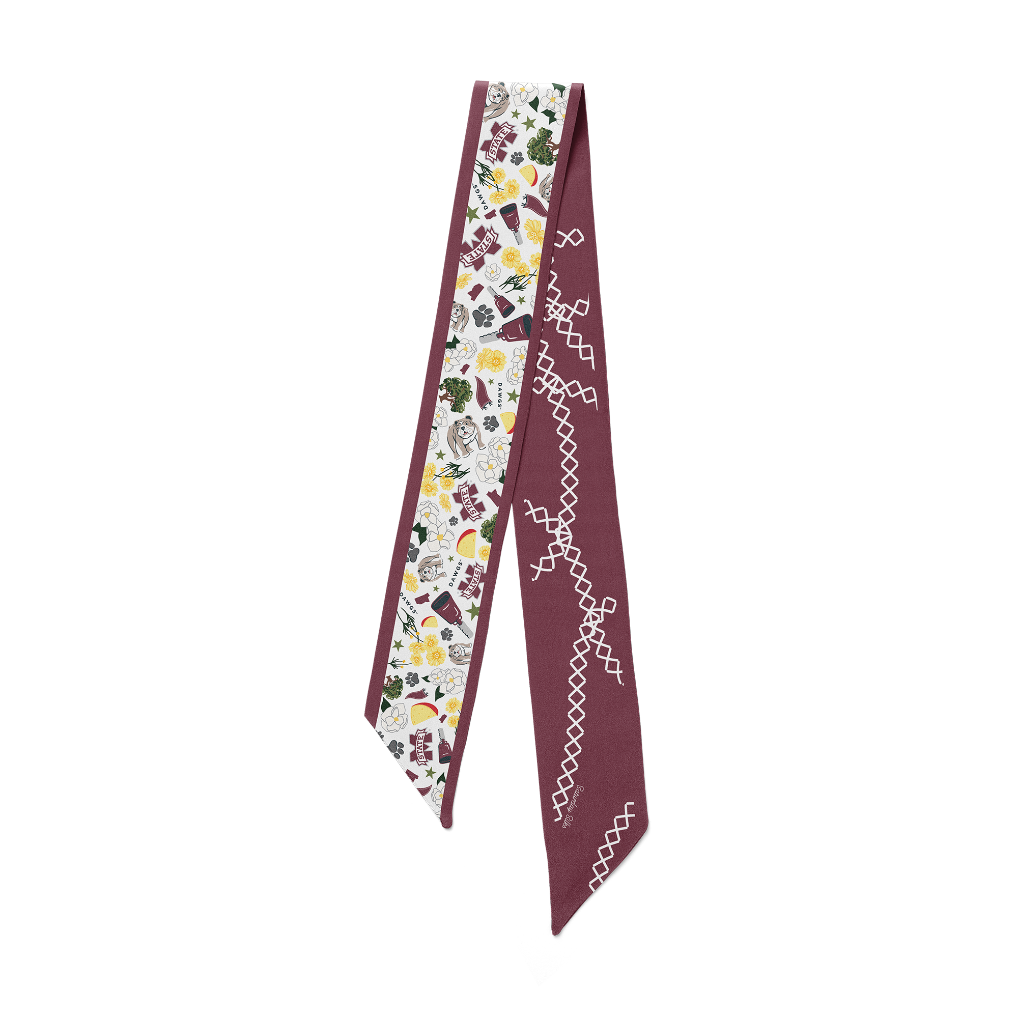 Mississippi State Bulldogs Twilly Scarf