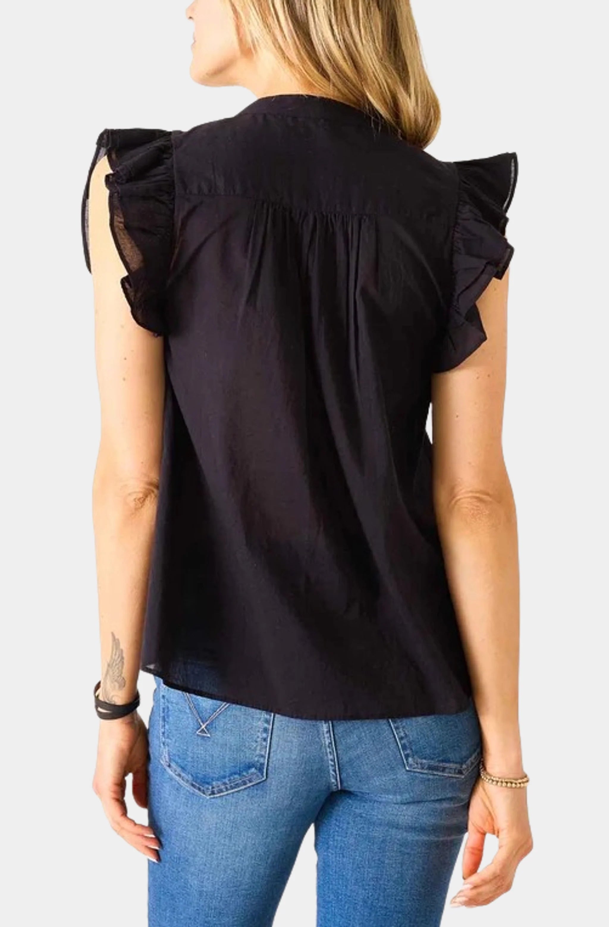 Flutter Sleeve Top