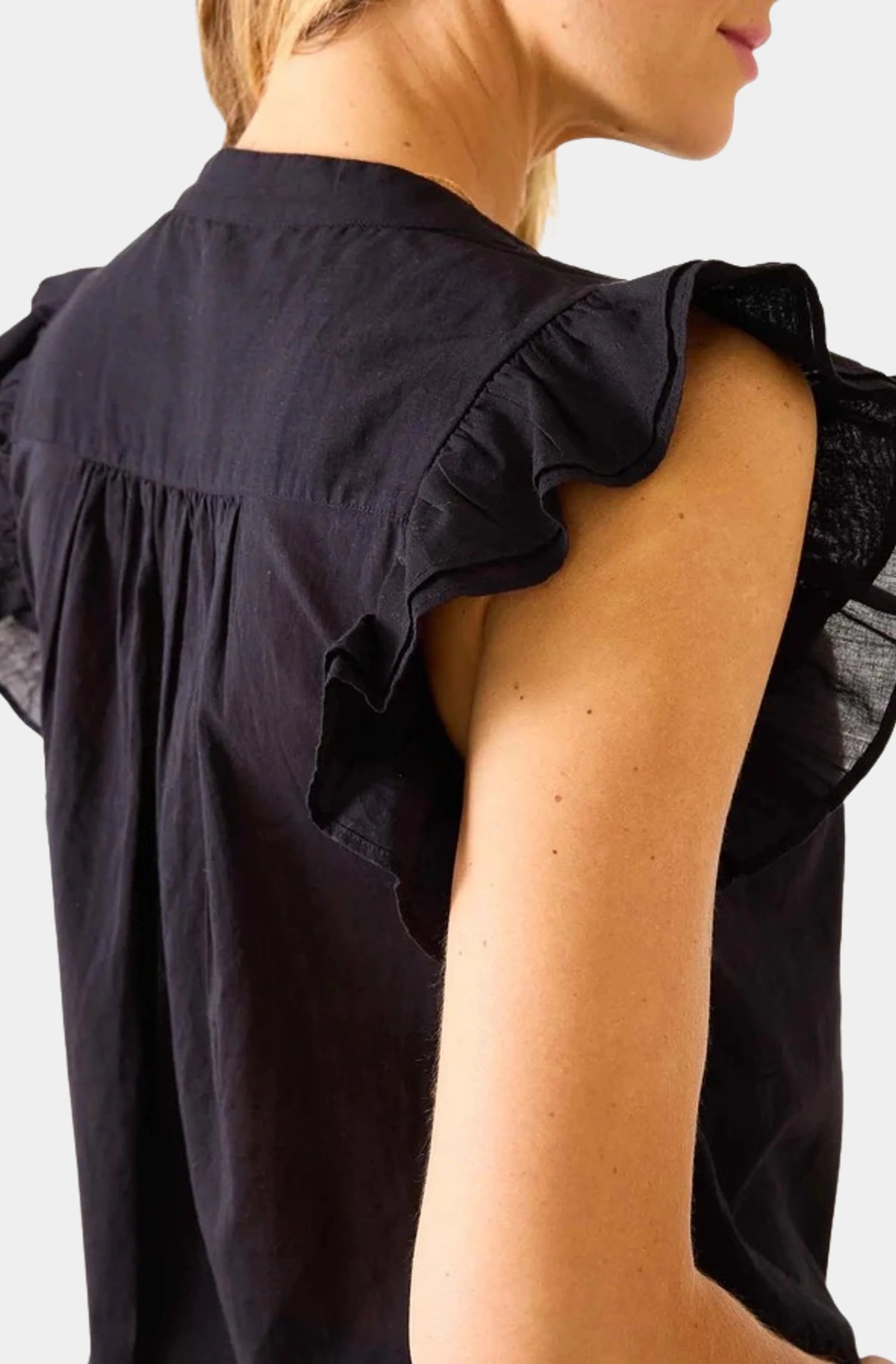 Flutter Sleeve Top