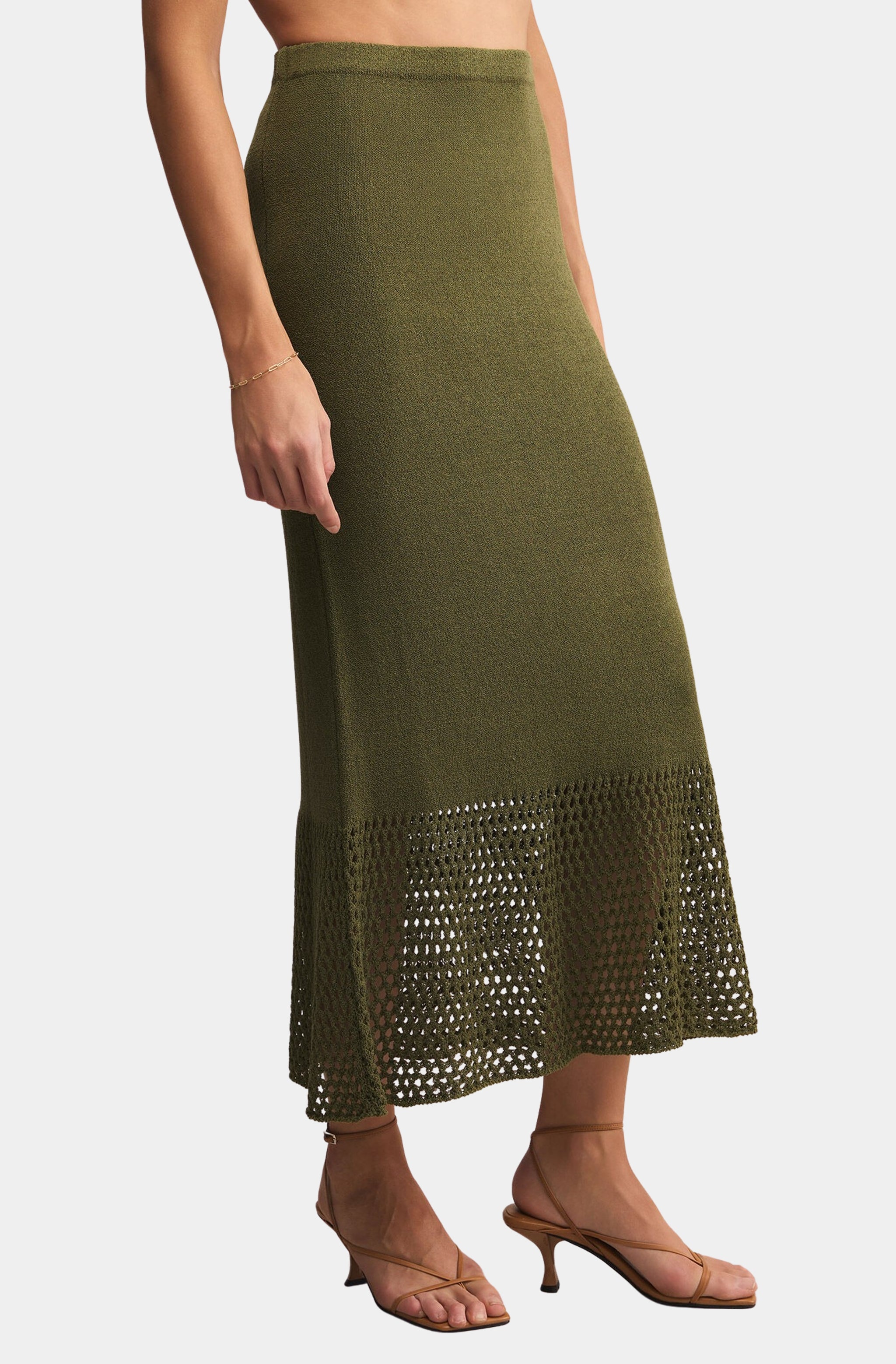 Haven Sweater Knit Midi Skirt