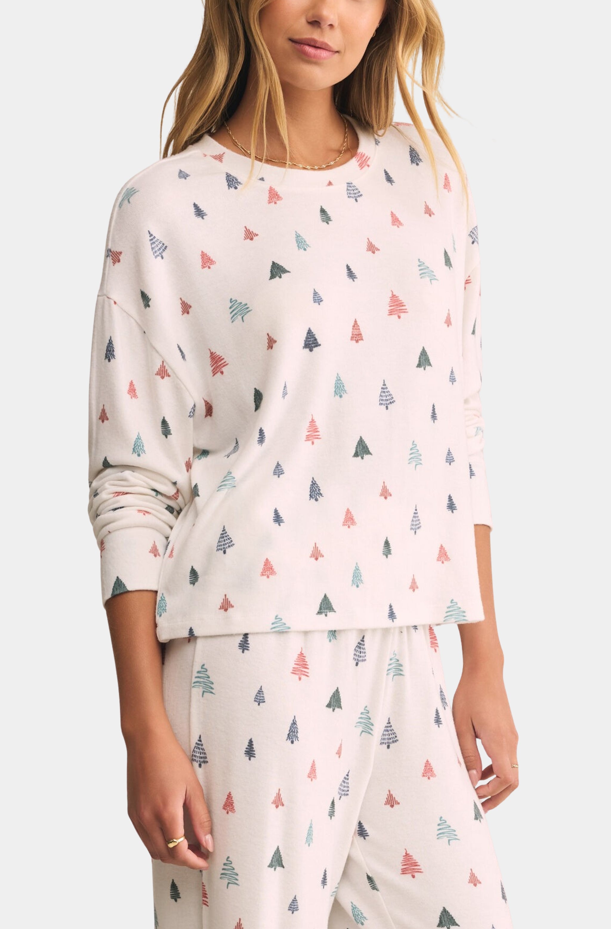 Alpine Tree Long Sleeve Top