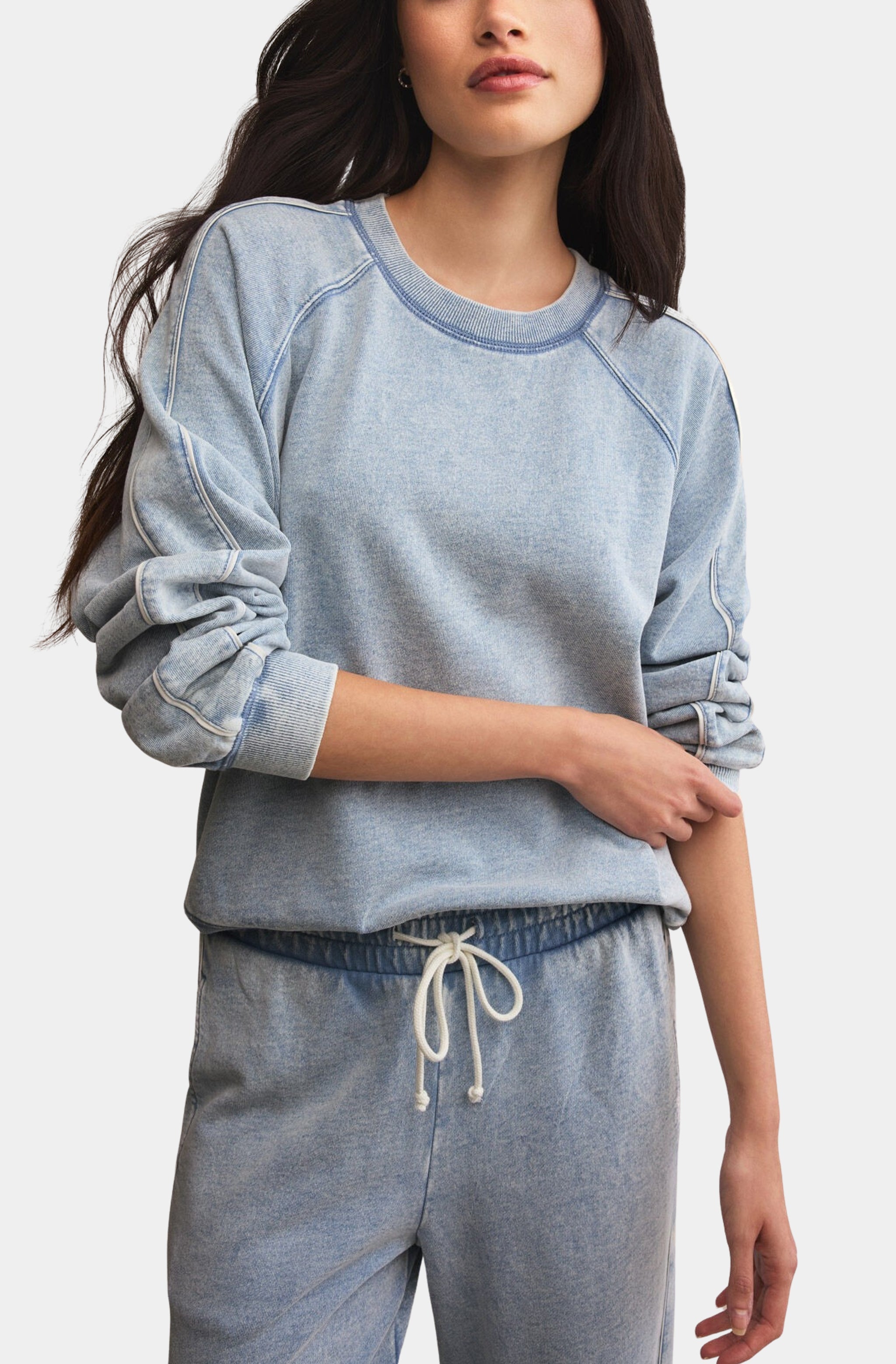 Sport Stripe Boyfriend Crew