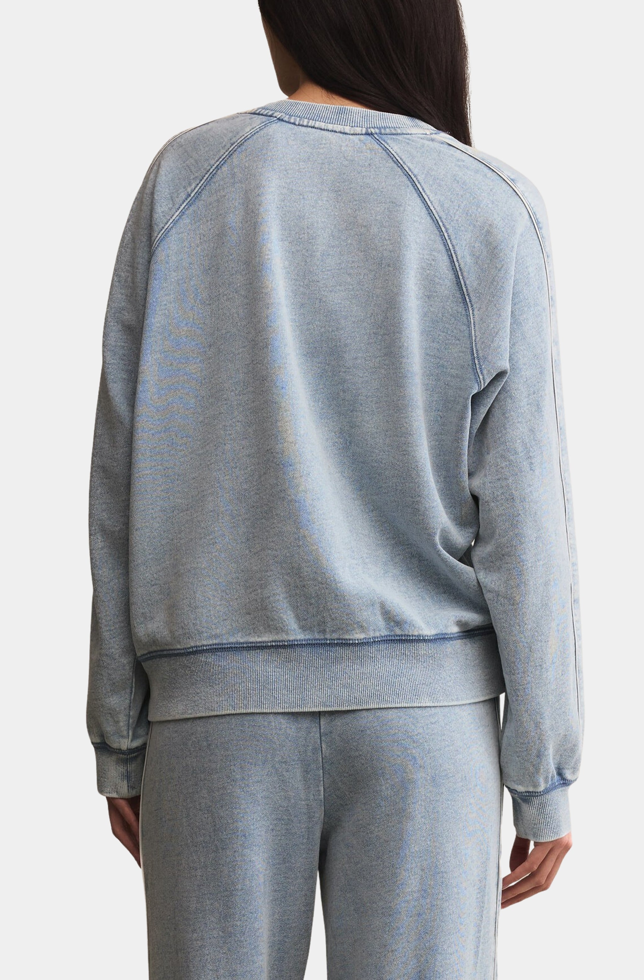 Sport Stripe Boyfriend Crew
