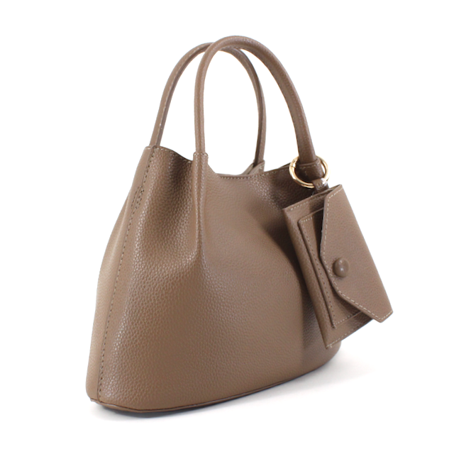 Small Crossbody Tote w/Card Holder & Cosmetic Pouch
