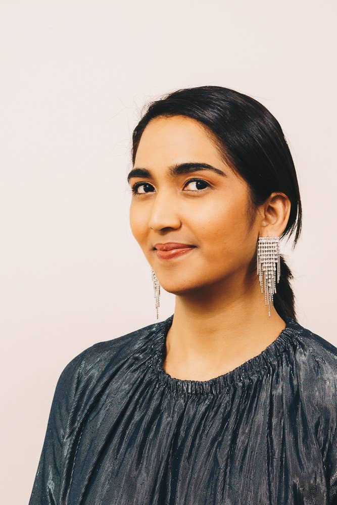 Dale Crystal Fringe Earrings | 18k White Gold Plating