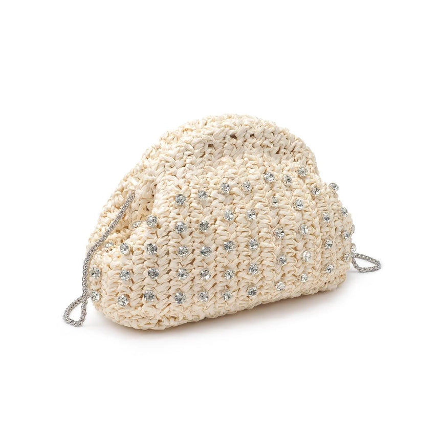 Gwendolyn Straw Clutch