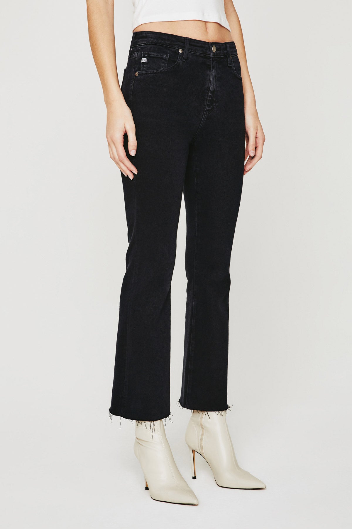 Farrah Boot Crop in Sulfur Black