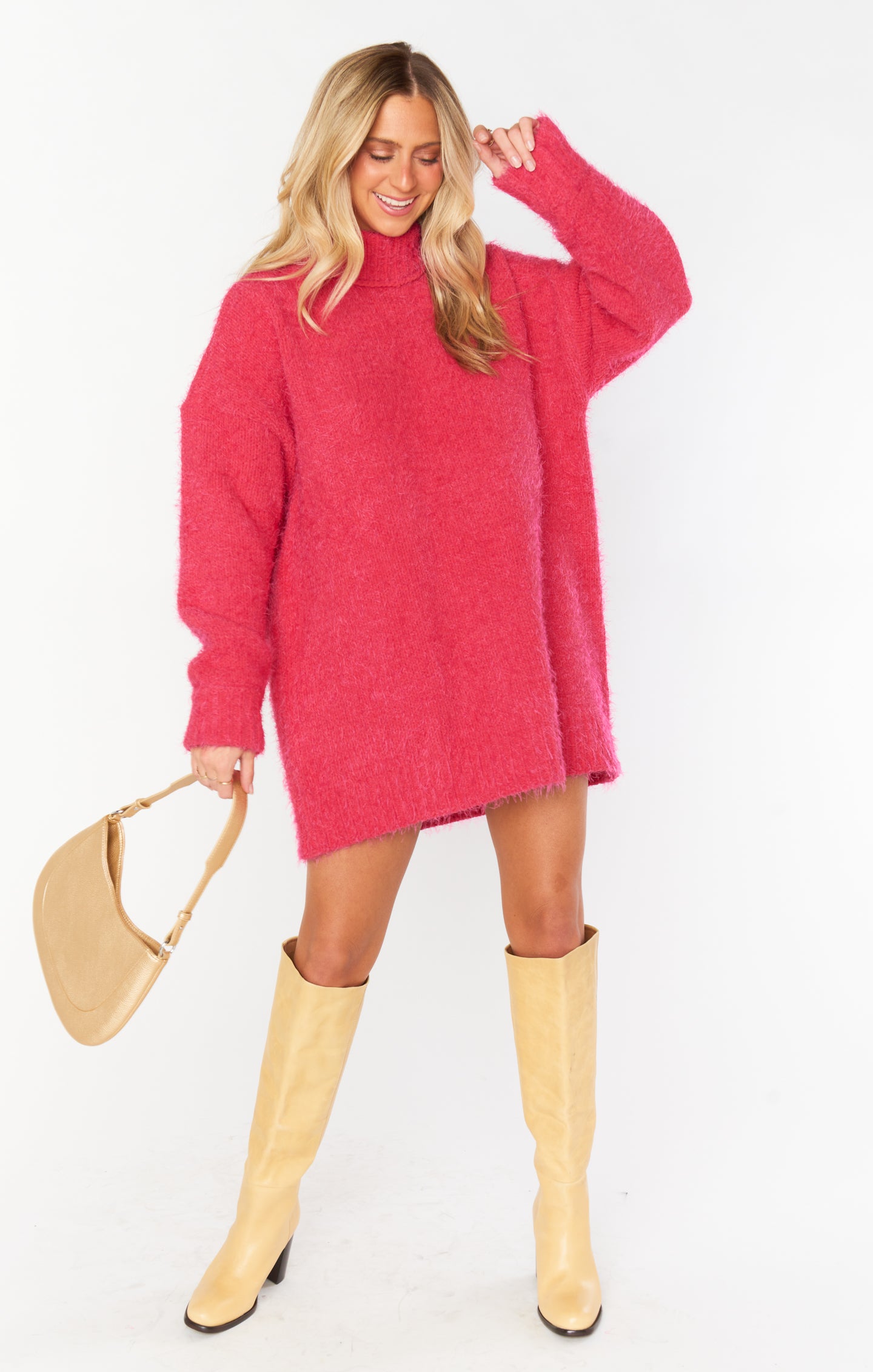 Timmy Tunic Sweater | Pink Rose |