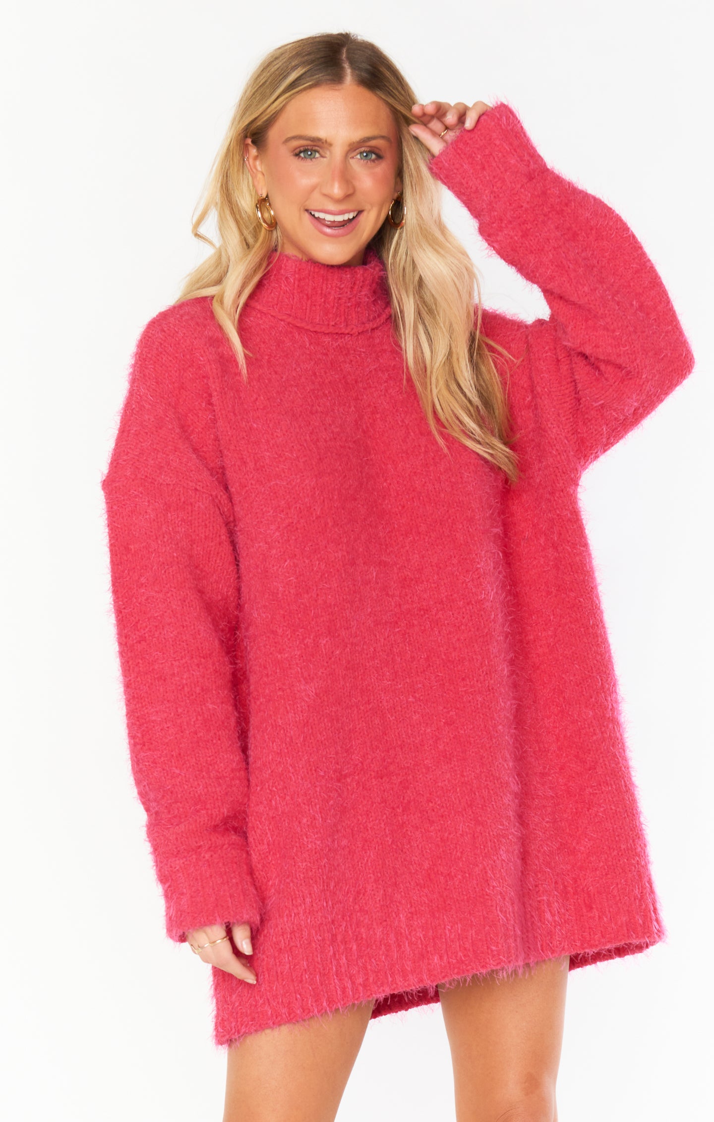 Timmy Tunic Sweater | Pink Rose |